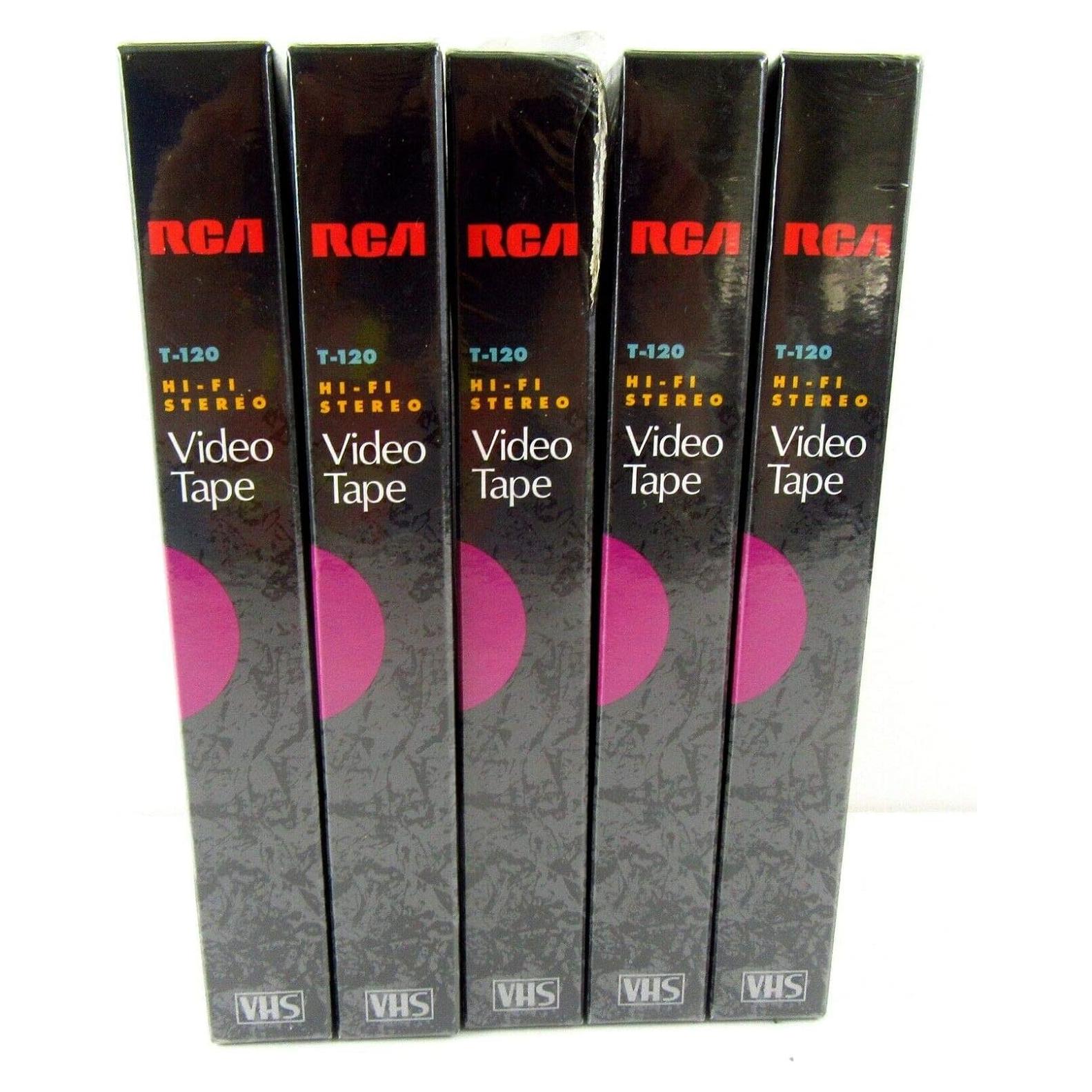 Cinta VHS RCA T-120H 120 Minutos Hi-Fi Estéreo