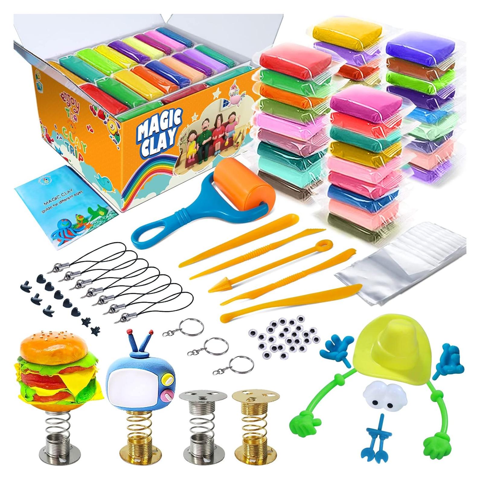 Kit de Arcilla Modeladora ESSENSON - 36 Colores Mágicos