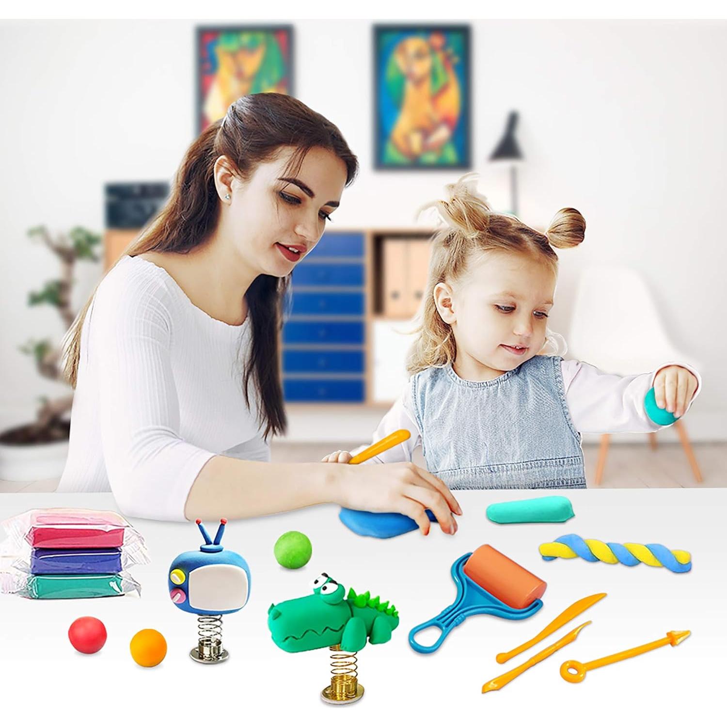 Kit de Arcilla Modeladora ESSENSON - 36 Colores Mágicos