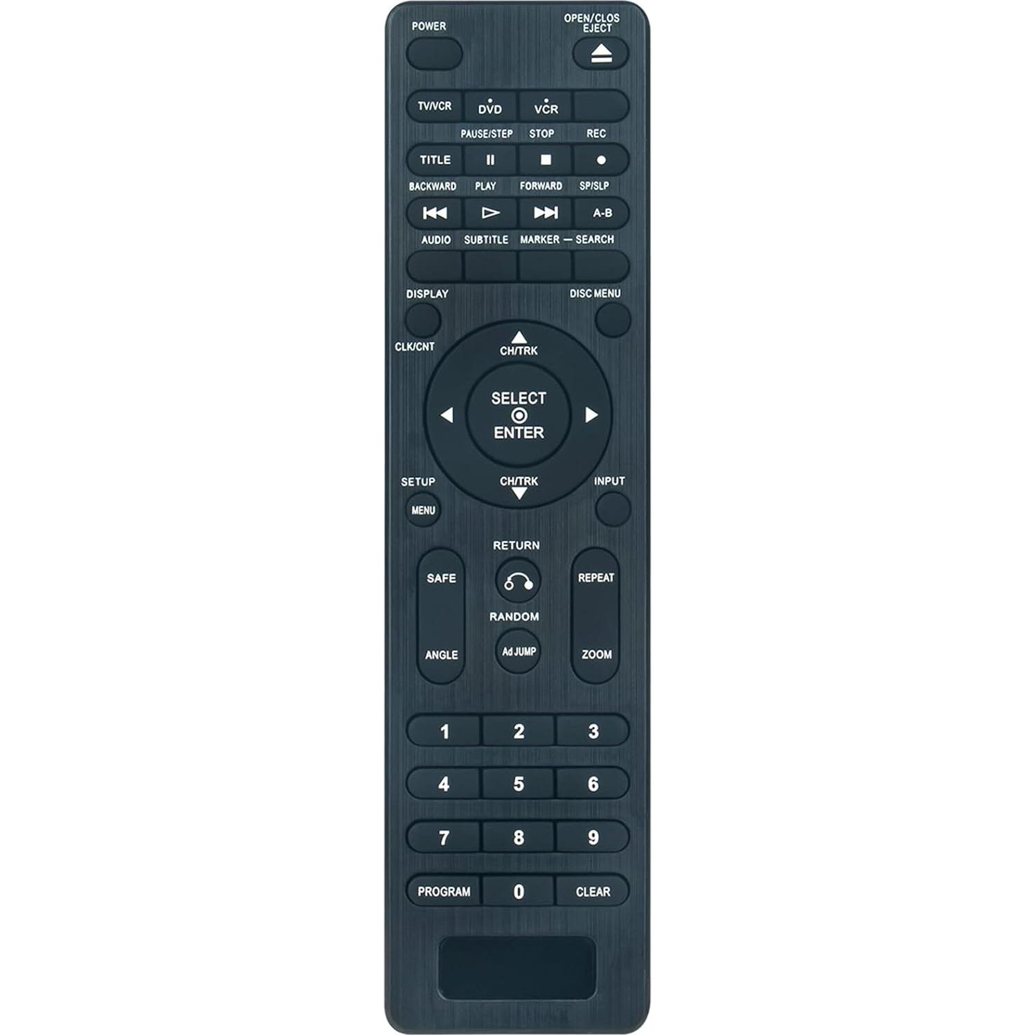 Control Remoto N108A Sanyo DVD VHS Compatible - Sin Programación