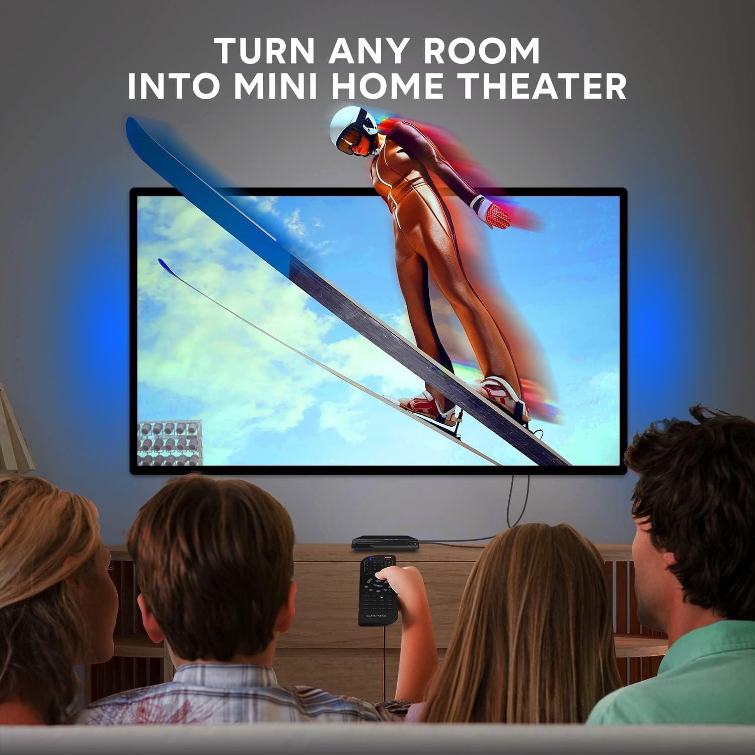 Reproductor de DVD HDMI Craig CVD401A Compacto 1080p