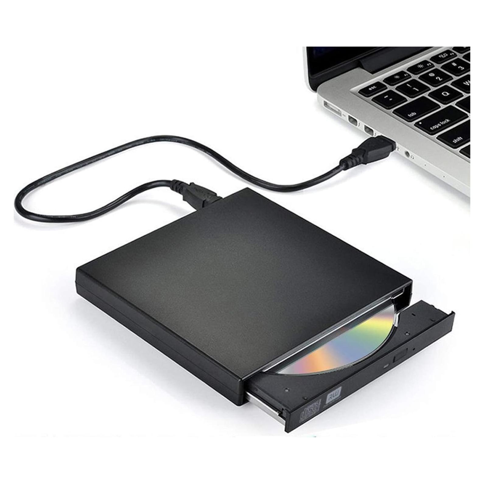 Unidad Externa CD/DVD Blingco GMCDDRIVE11 USB 2.0 Negra