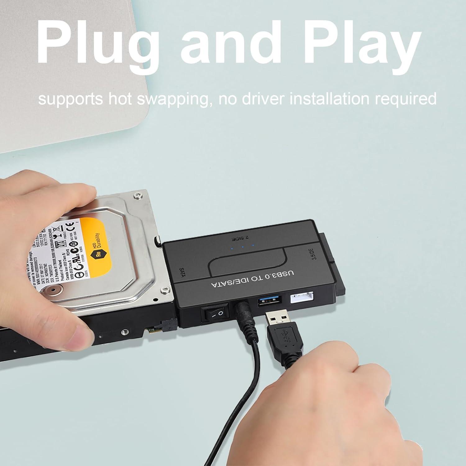 Adaptador USB 3.0 a IDE SATA YouChen 6TB para HDD SSD