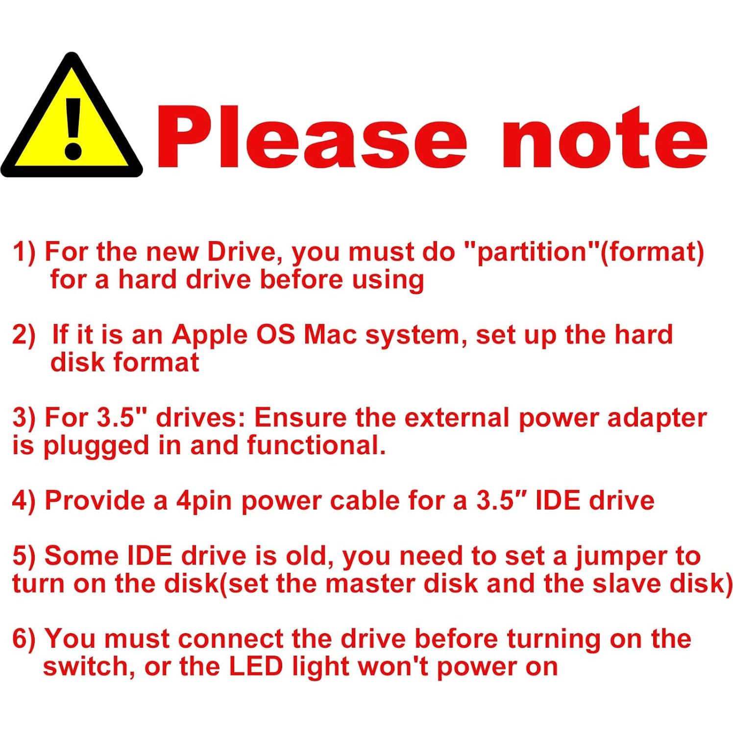Adaptador USB 3.0 a IDE SATA YouChen 6TB para HDD SSD