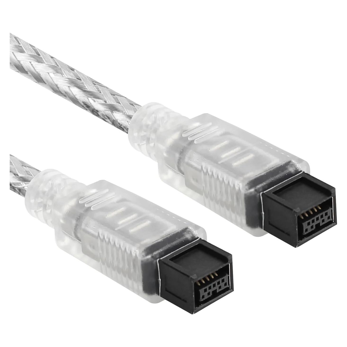 Cable FireWire 800 1.83m WTYIXS 9Pin a 9Pin para PC y Videocámara