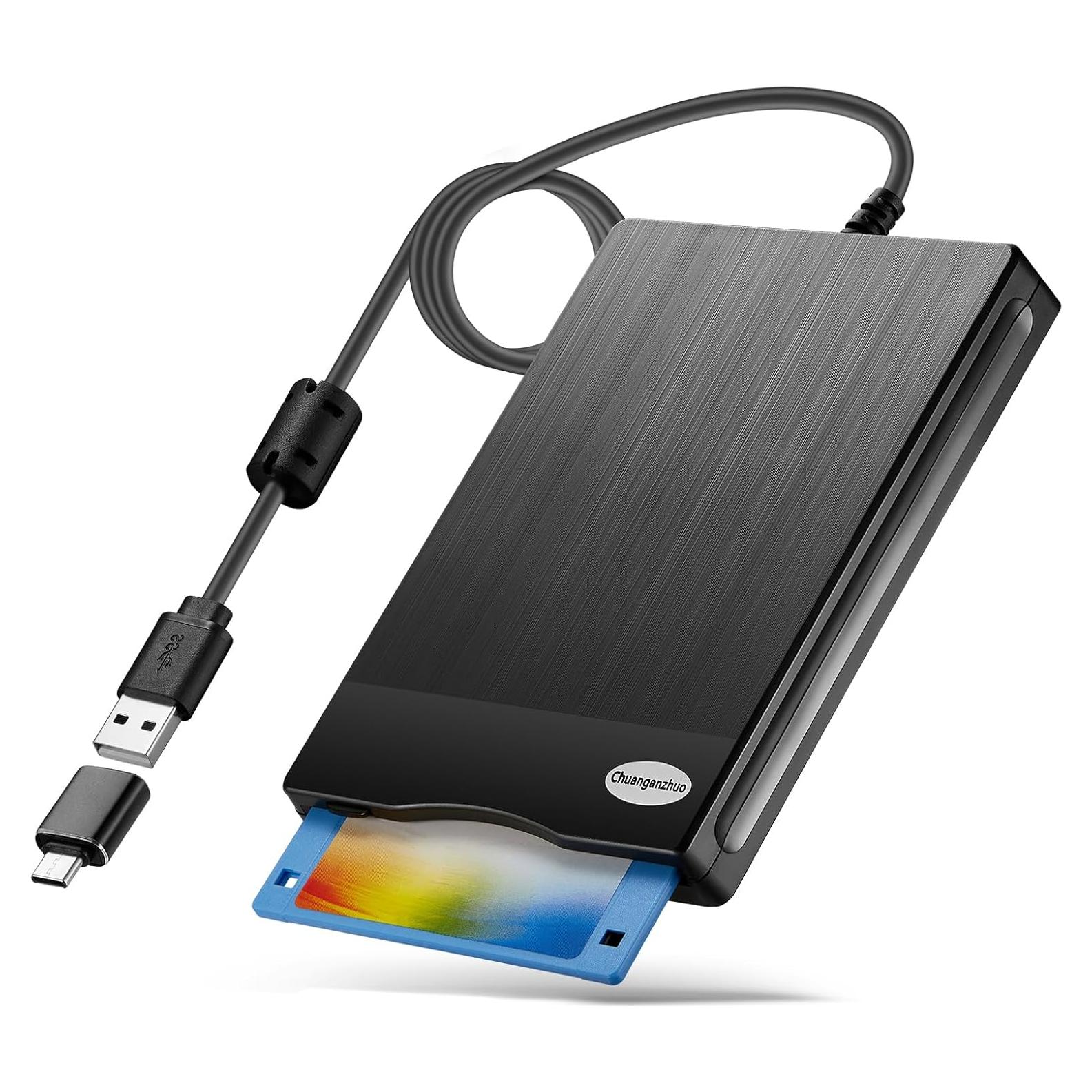 Lector de Disquetes USB Chuanganzhuo 3.5" Textura Cepillada