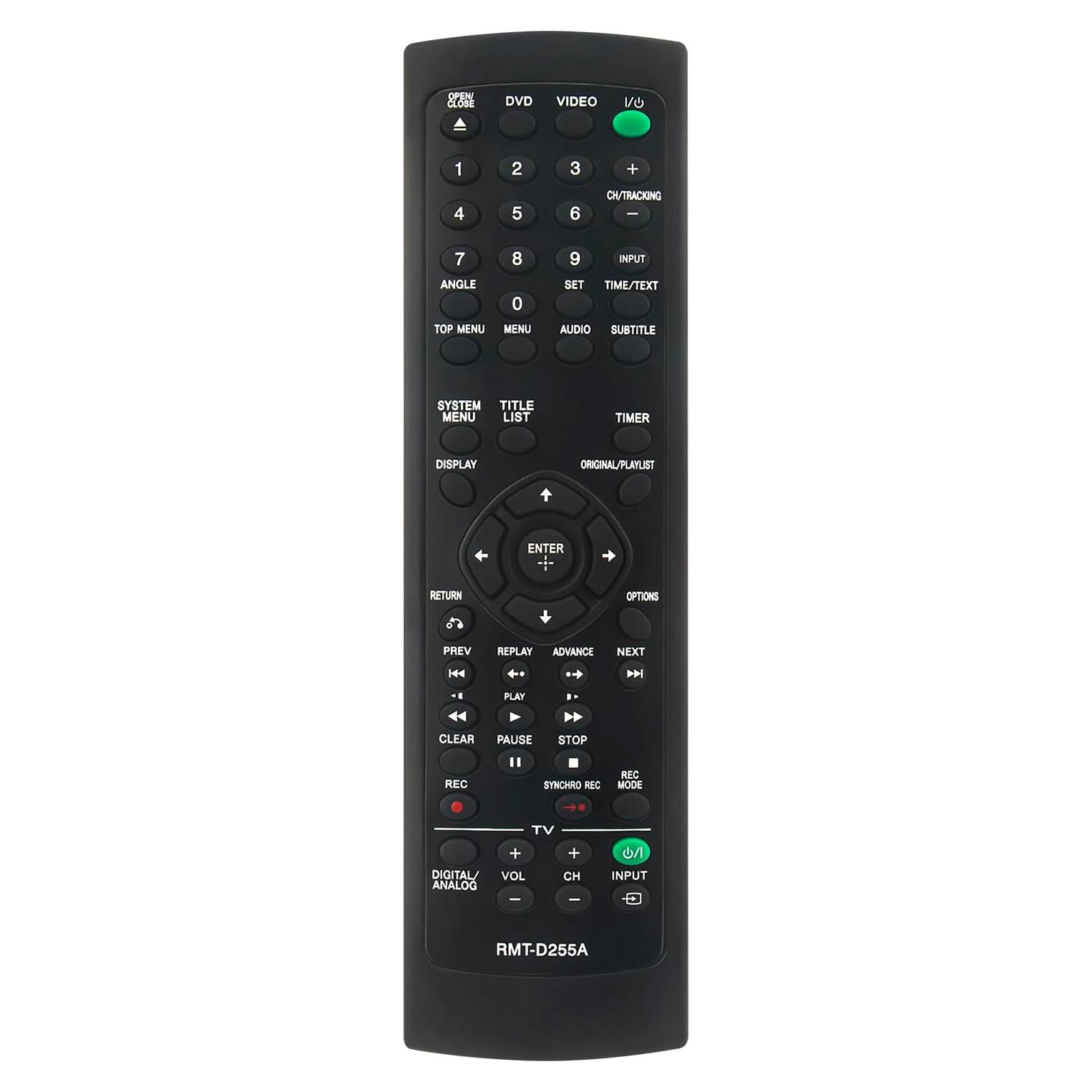 Control Remoto RMT-D255A Compatible Sony RDR-VX535 RDR-VX560
