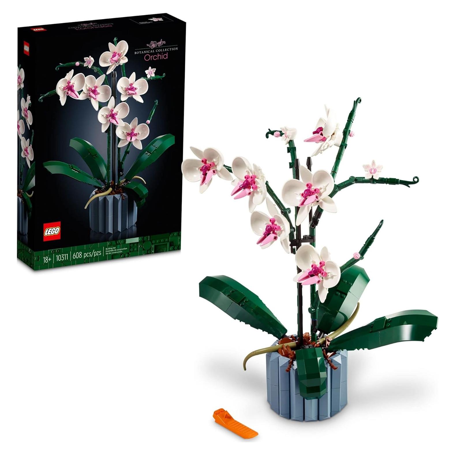LEGO Orquidea 10311 - Set de flores artificiales para adultos