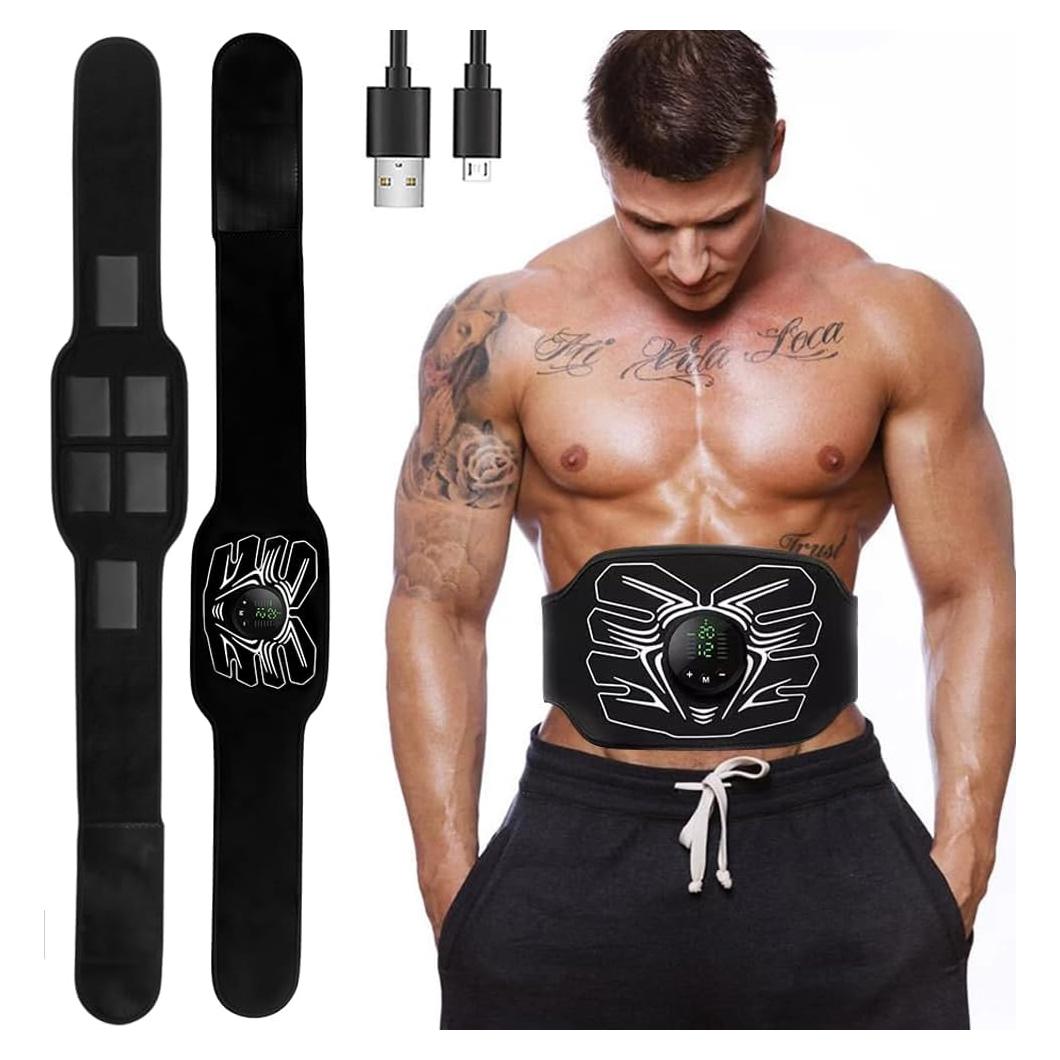 Estimulador Abdominal HOERCAAL Mhd Tens 12 Modos 19 Niveles