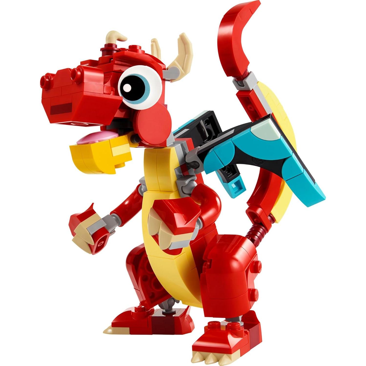 LEGO Creator Dragón Rojo 3 en 1 Juguete para Niños 6+