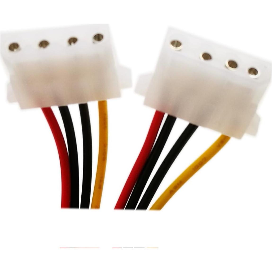 Adaptador SATA a Molex 4 Pines zdyCGTime 15cm 18AWG