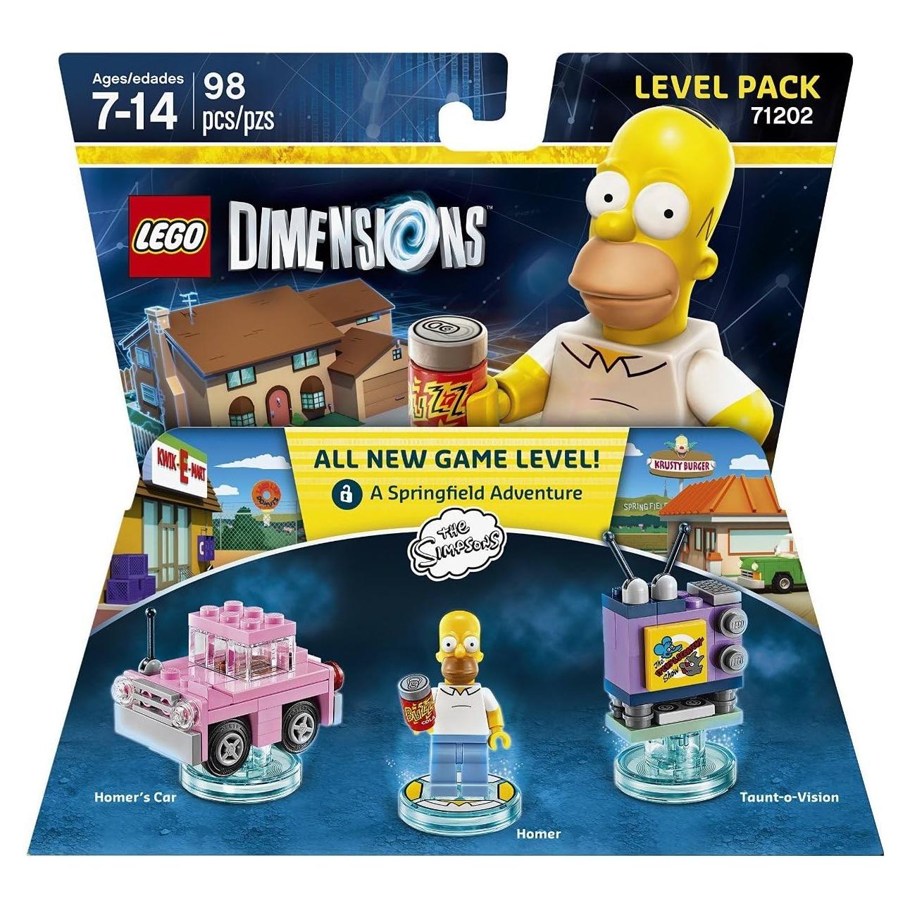 Paquete de Nivel Los Simpsons LEGO Dimensions 8.41x8.20cm
