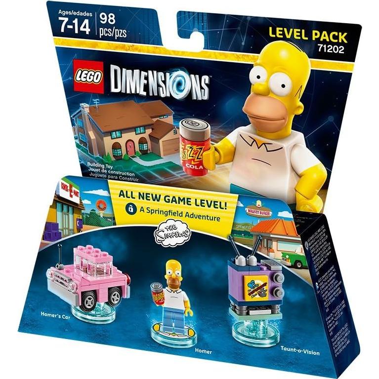 Paquete de Nivel Los Simpsons LEGO Dimensions 8.41x8.20cm