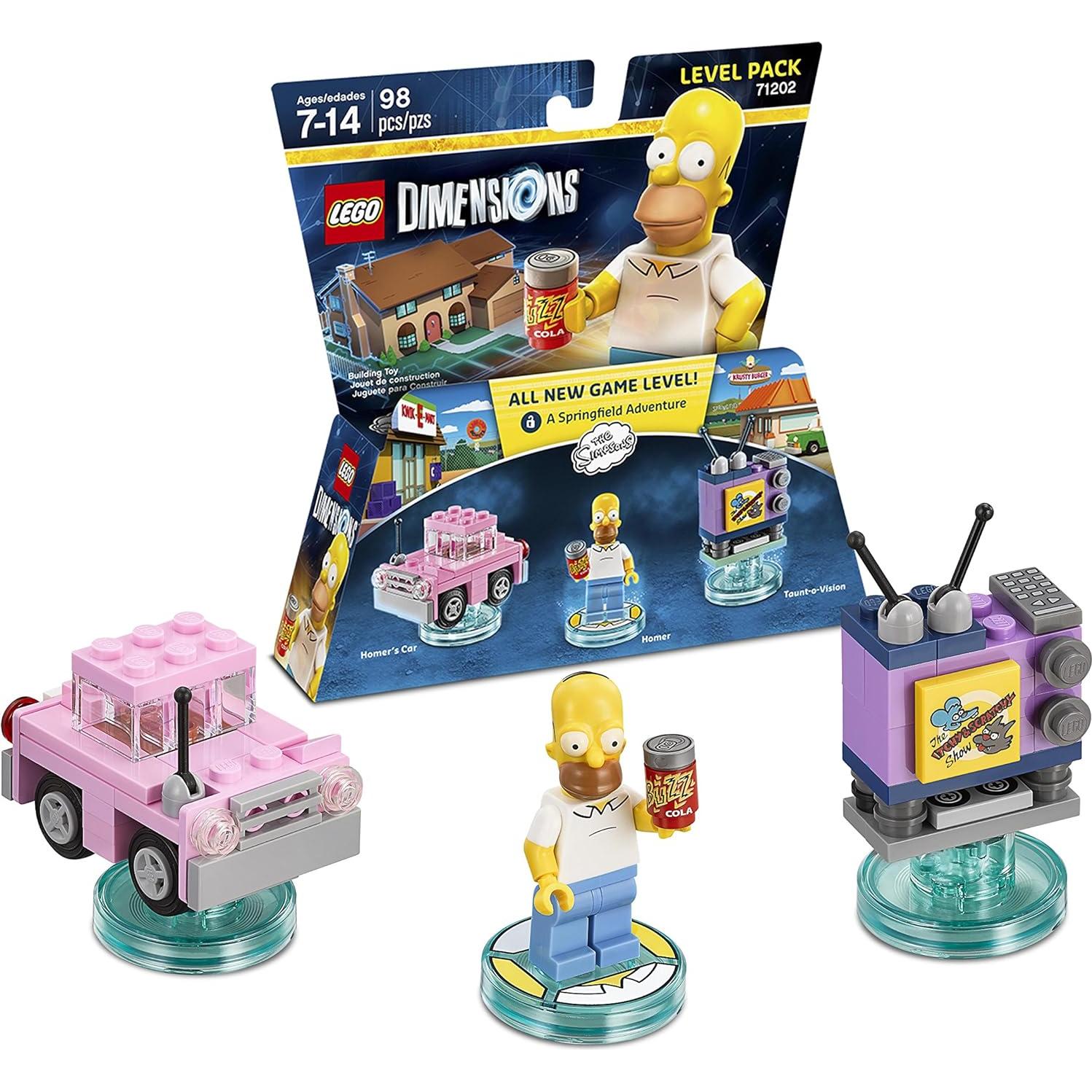 Paquete de Nivel Los Simpsons LEGO Dimensions 8.41x8.20cm