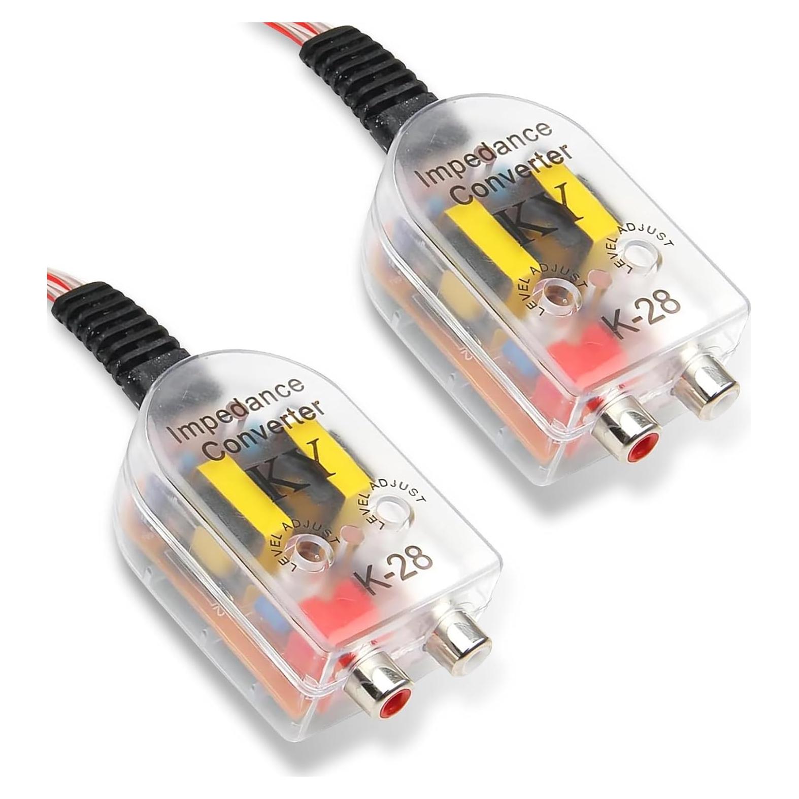 Adaptador de audio RCA a altavoz Zeathery HERYFZQ2601-2PC