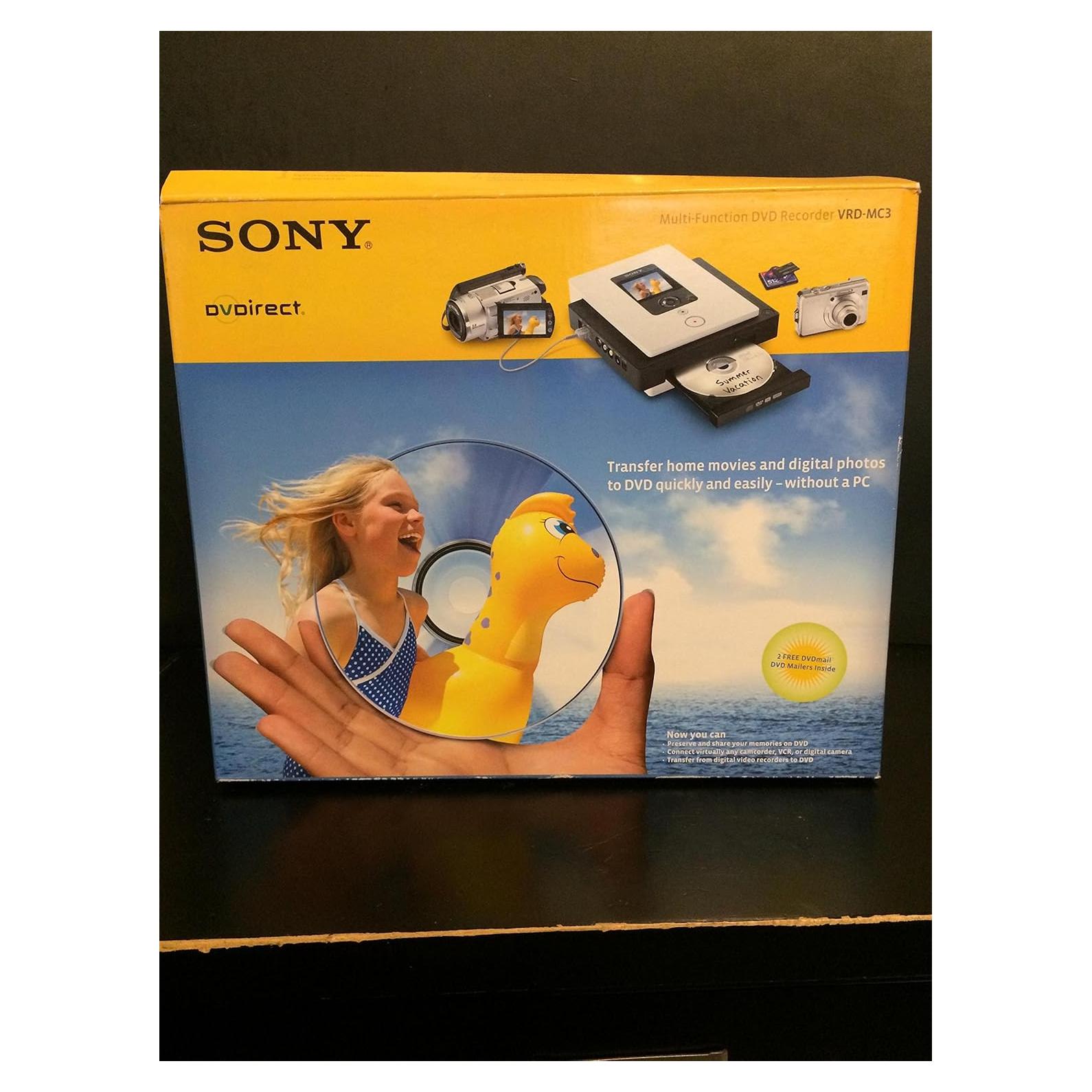 Grabador de DVD Sony DVDirect VRD-MC3 con pantalla LCD