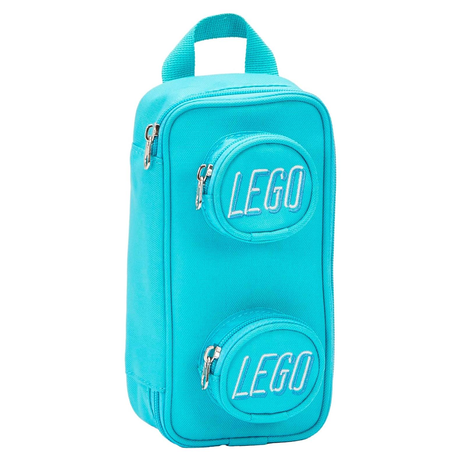Funda de Ladrillos LEGO Oficial Azul Claro 20x10x6 cm