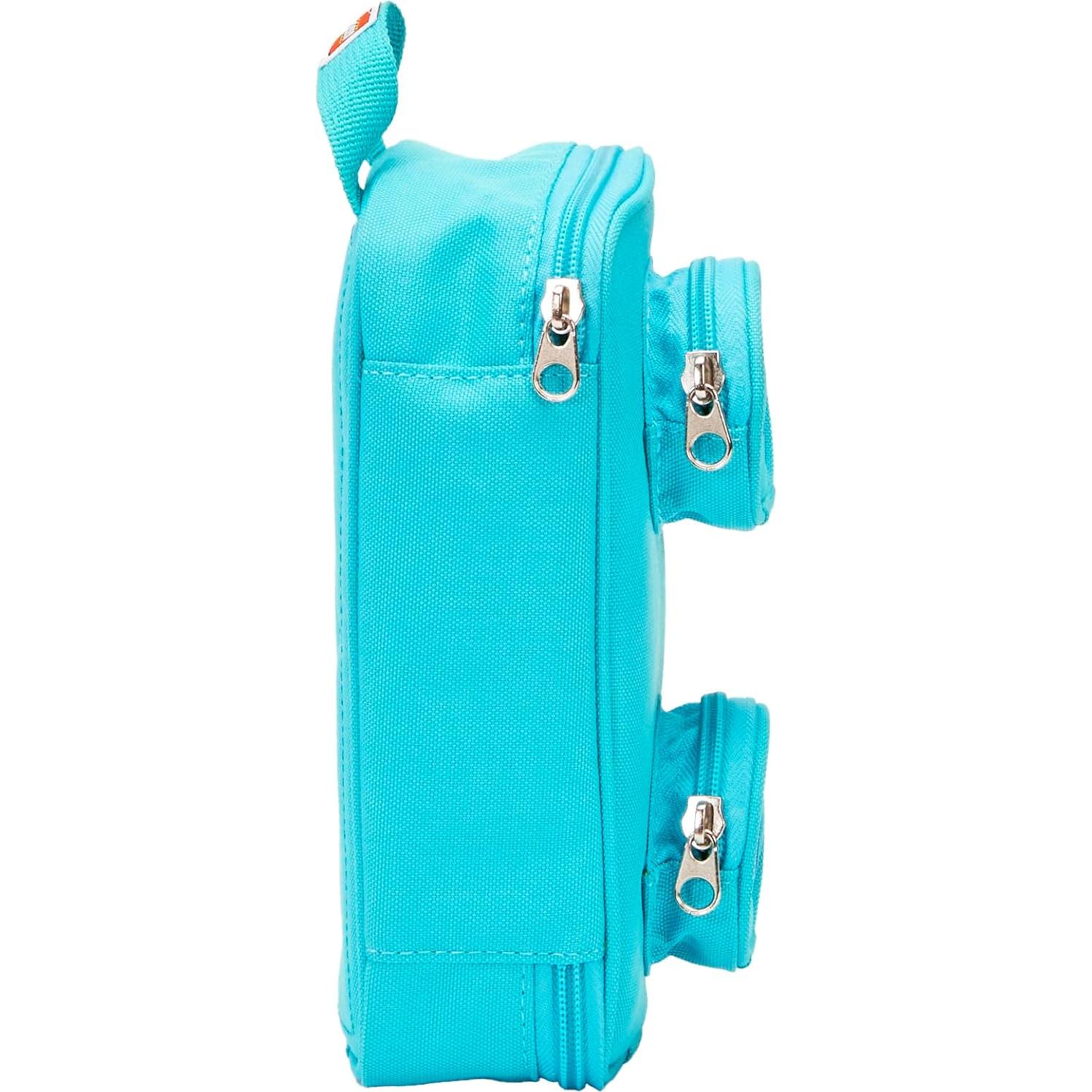 Funda de Ladrillos LEGO Oficial Azul Claro 20x10x6 cm