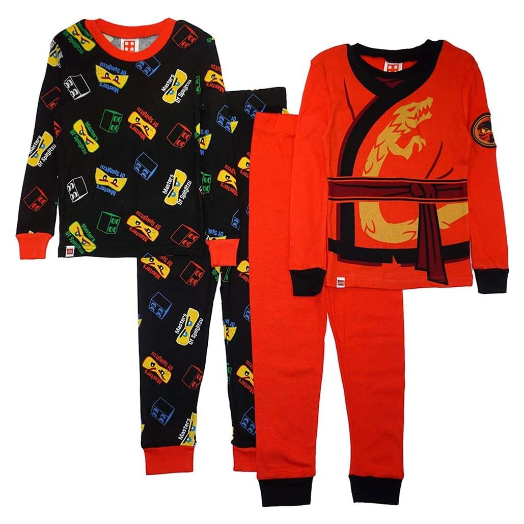 Conjunto de Pijamas LEGO Ninjago para Niños 4 Piezas