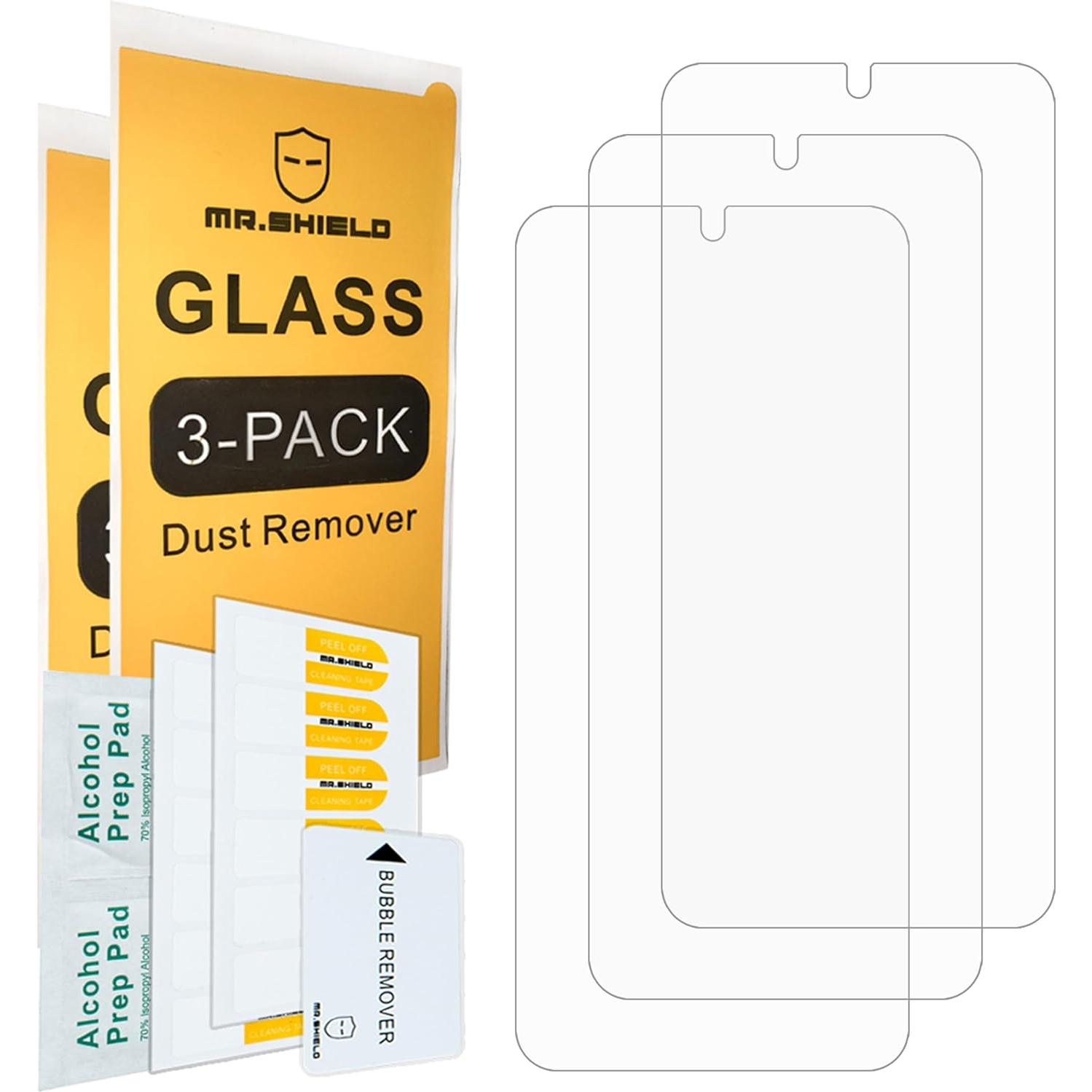 Protector de Pantalla Mr.Shield para Google Pixel 8a - Vidrio Templado 9H - Paquete de 3