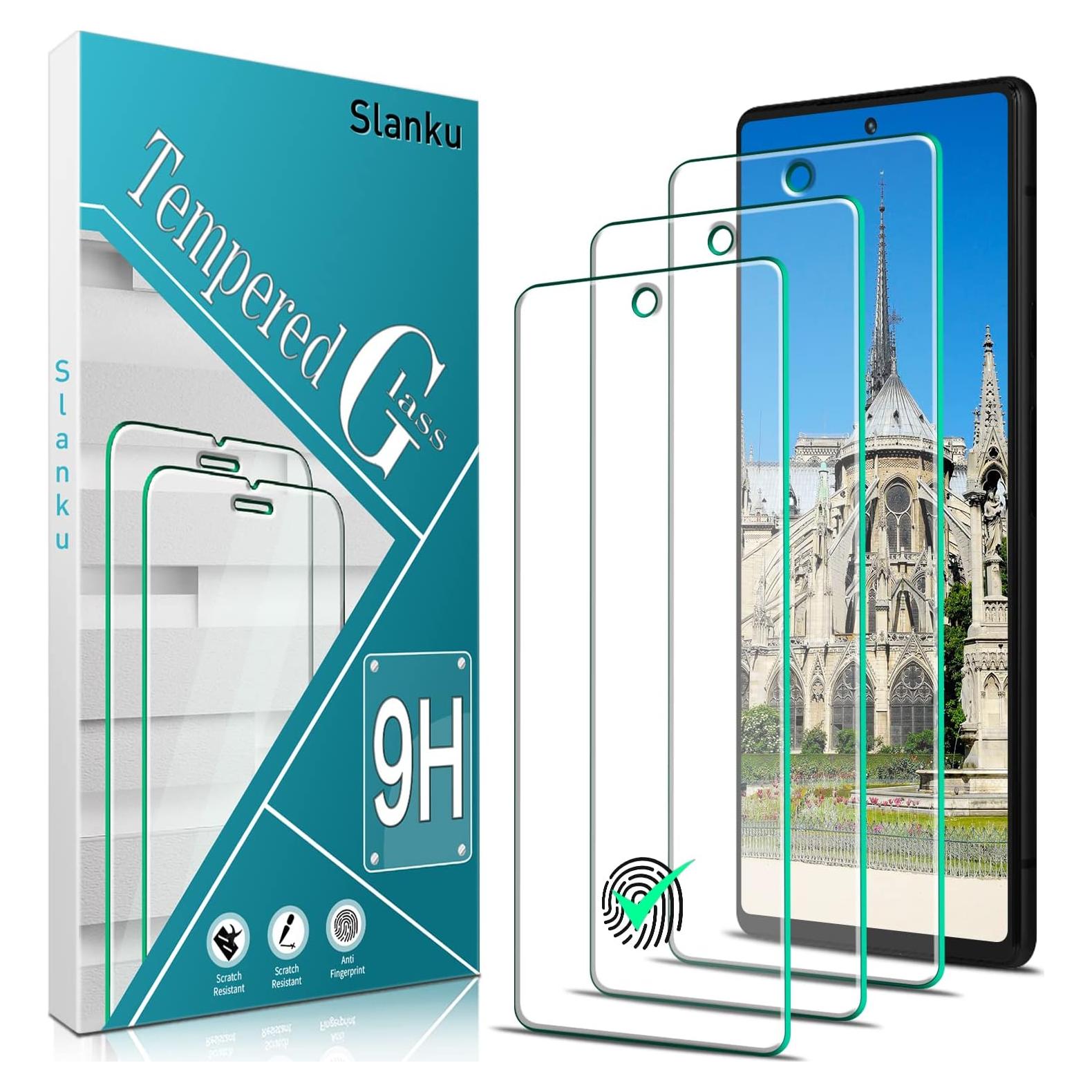 Protector de Pantalla Vidrio Templado Slanku para Google Pixel 6