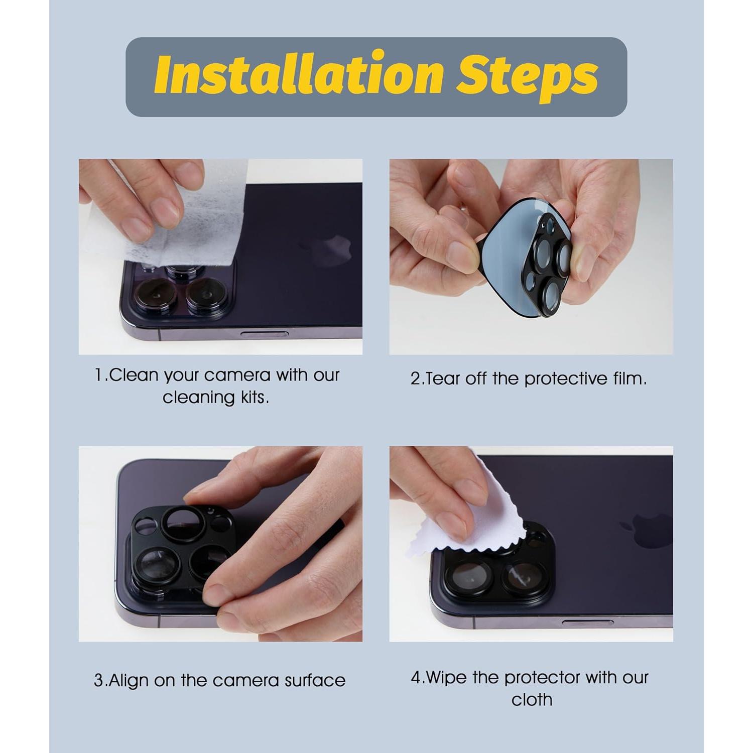 Protector de Lente de Cámara Orzero para Google Pixel 9 - Metal y Vidrio