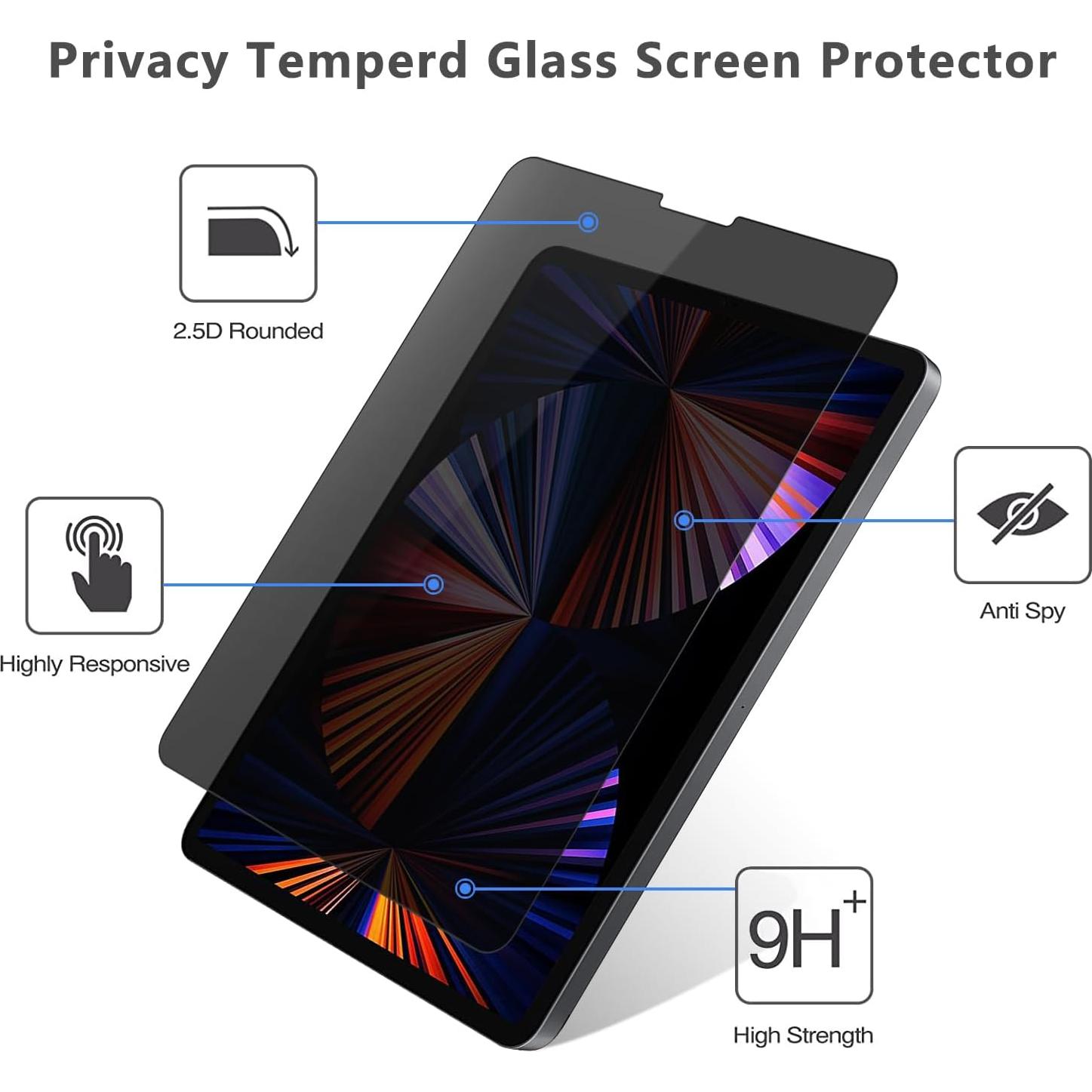 Protector de Pantalla Privado KONCOOL para Google Pixel Tablet 11"