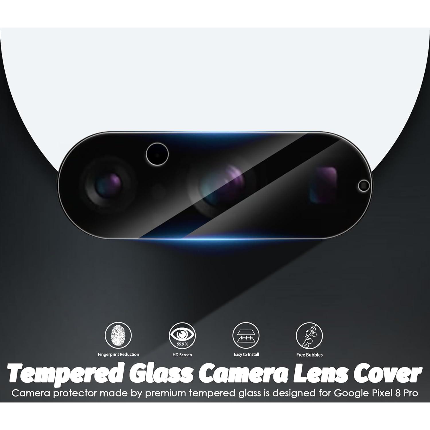 Protector de Lente de Cámara Orzero para Google Pixel 8 Pro 6.7"