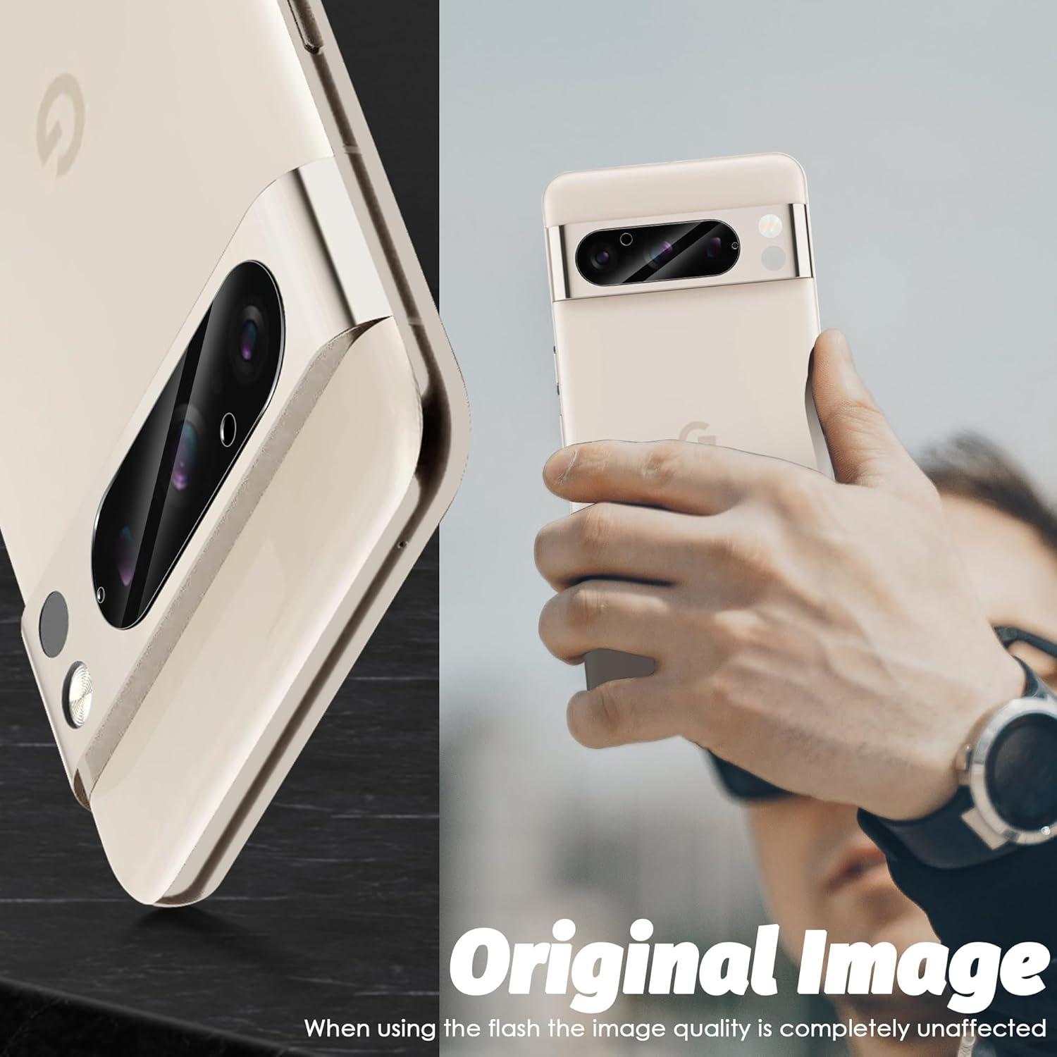 Protector de Lente de Cámara Orzero para Google Pixel 8 Pro 6.7"