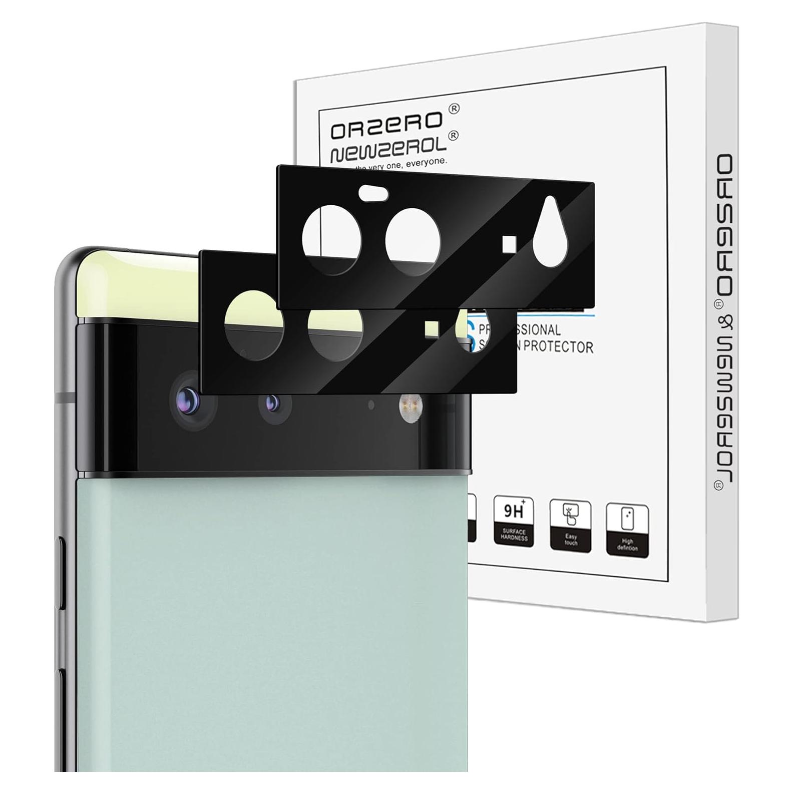 Protector de Lente de Cámara Orzero para Google Pixel 6 - Vidrio Templado HD