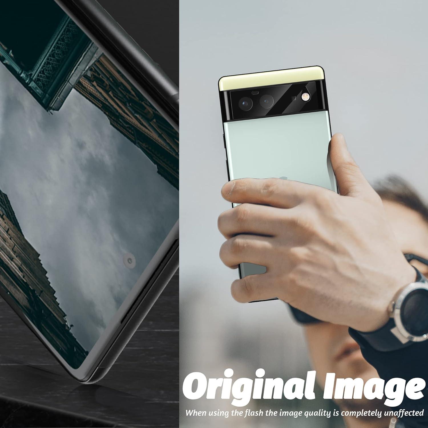 Protector de Lente de Cámara Orzero para Google Pixel 6 - Vidrio Templado HD