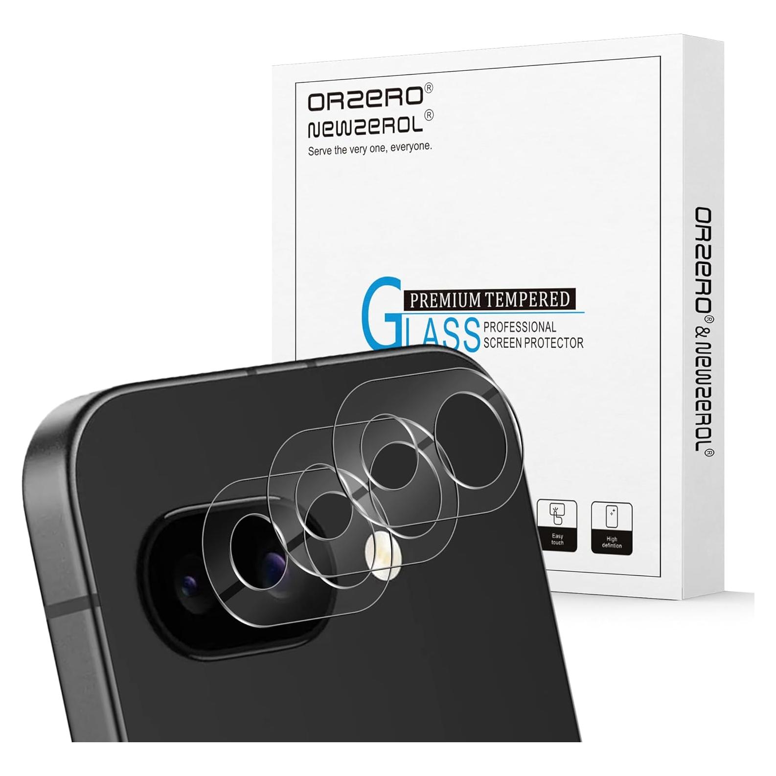 Protector de Lente de Cámara Orzero para Google Pixel 9a - 3 Unidades