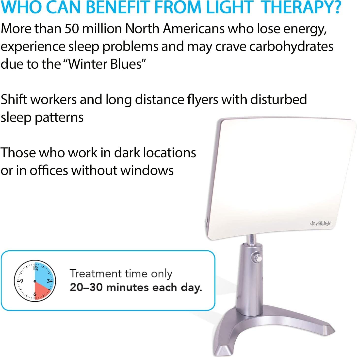 Lámpara de Terapia de Luz Carex Day-Light Classic Plus 10000 LUX