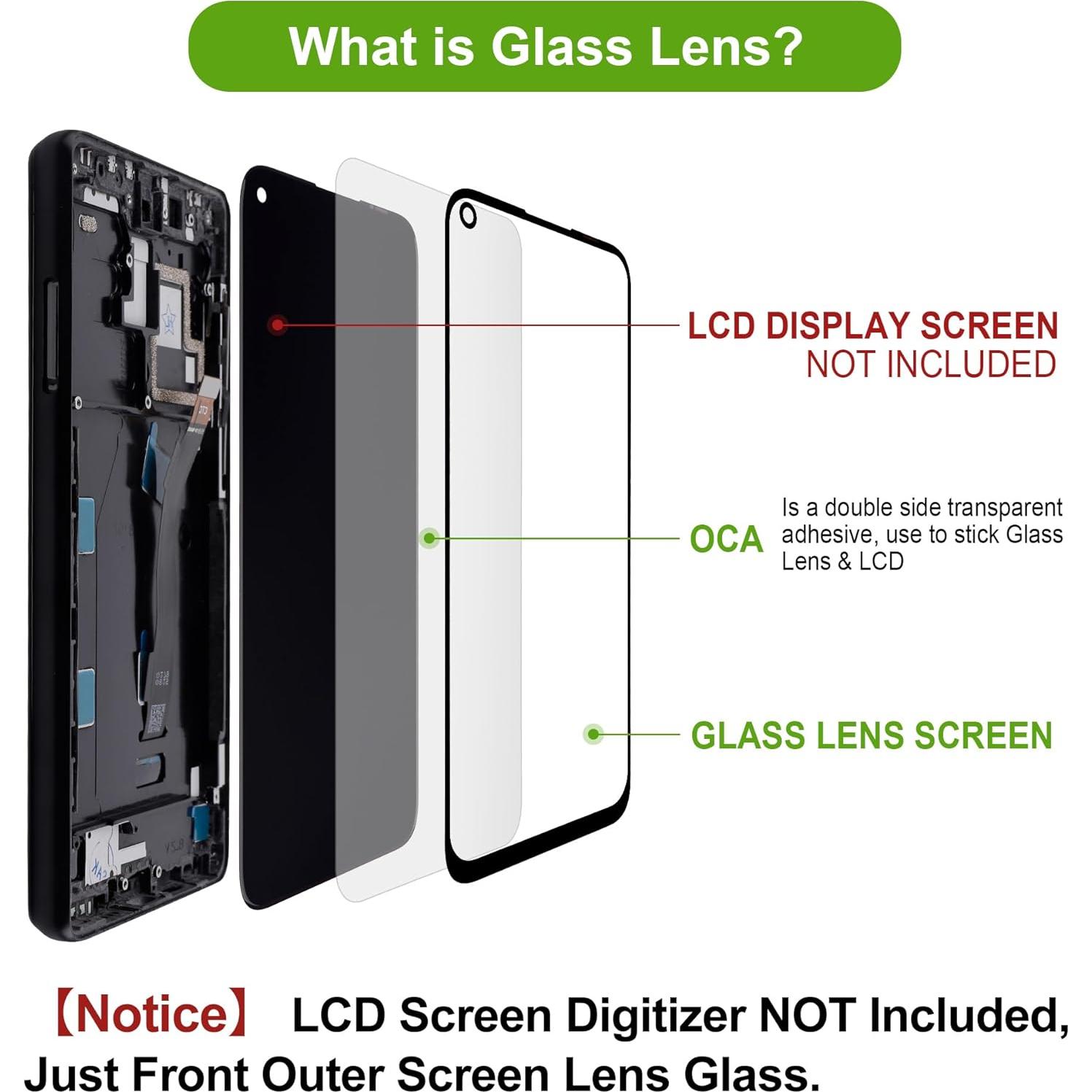 Reemplazo Lente Vidrio Frontal Google Pixel 7a - SwarKing