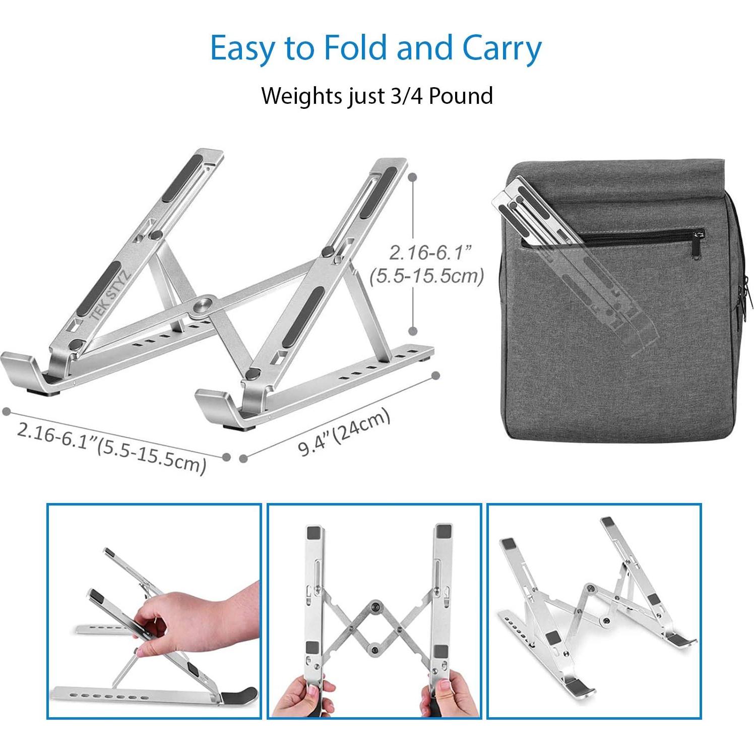 Soporte Ajustable Tek Styz para Chromebook y Tablets 22.68 kg