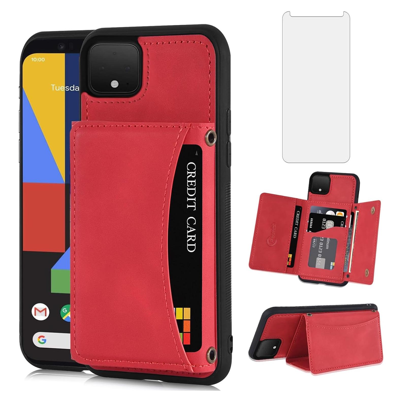 Funda Asuwish para Google Pixel 4 XL con protector y soporte