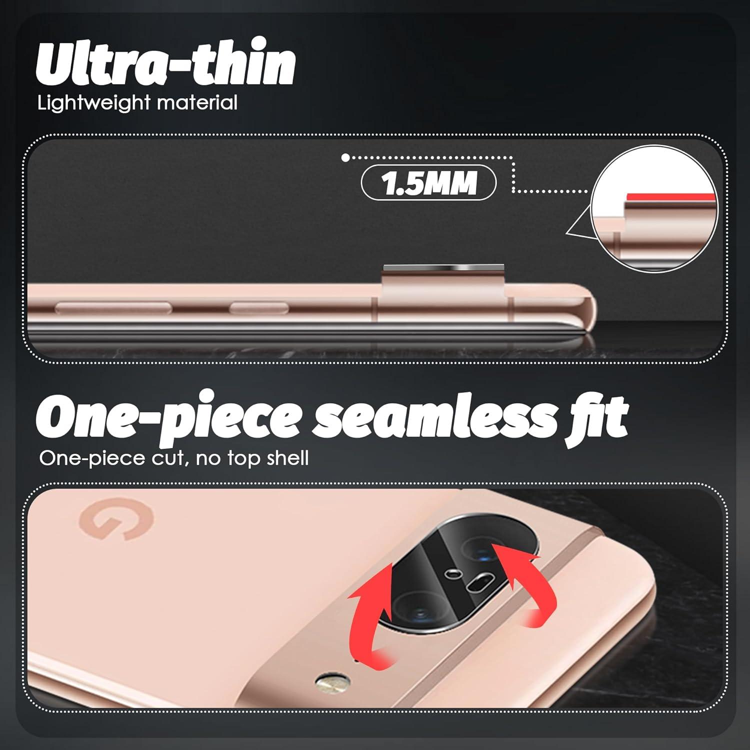 Protector de Lente de Cámara Orzero para Google Pixel 8 - Vidrio Templado 9H