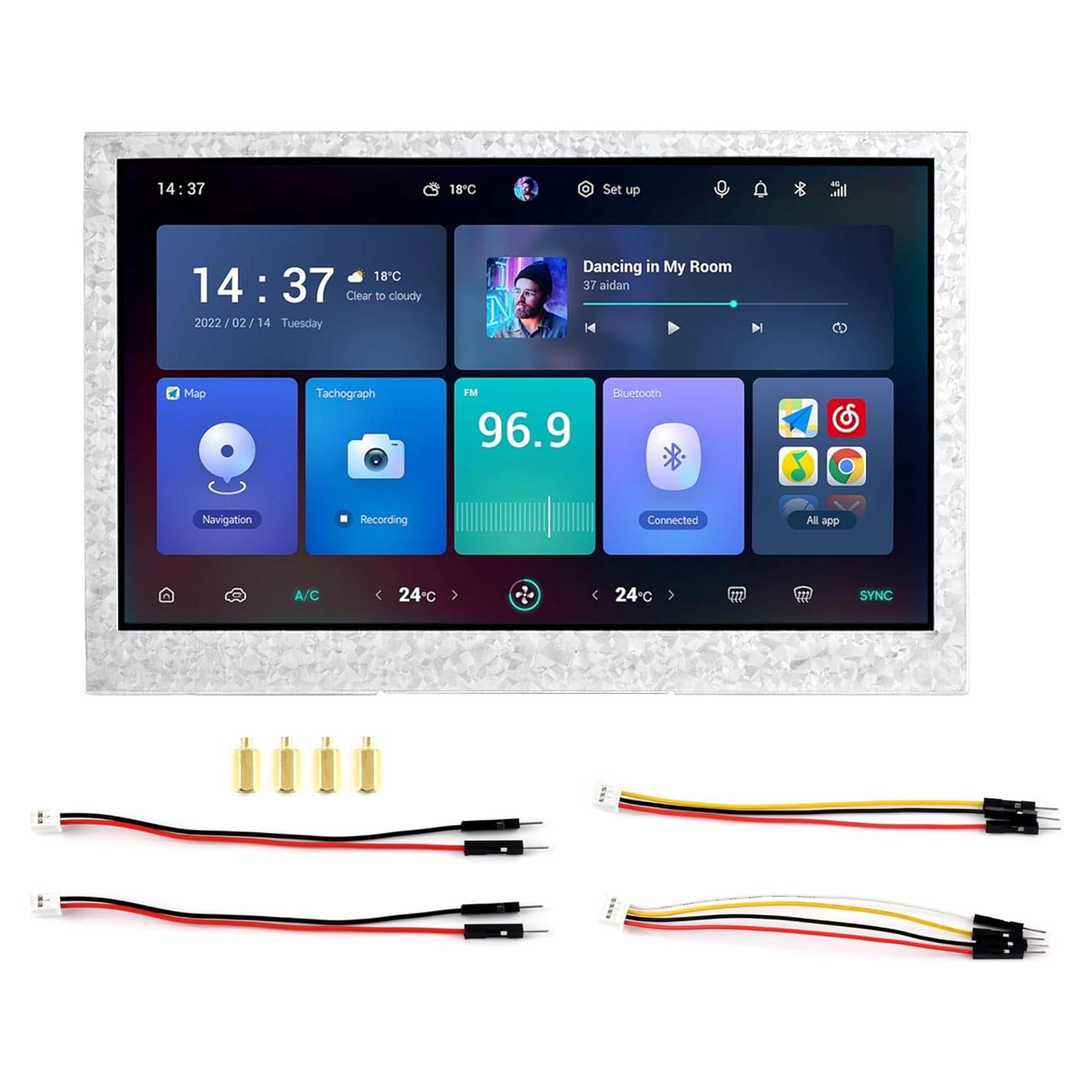 Placa de Desarrollo UeeKKoo ESP32-S3 4.3" LCD 800x480 Sin Táctil