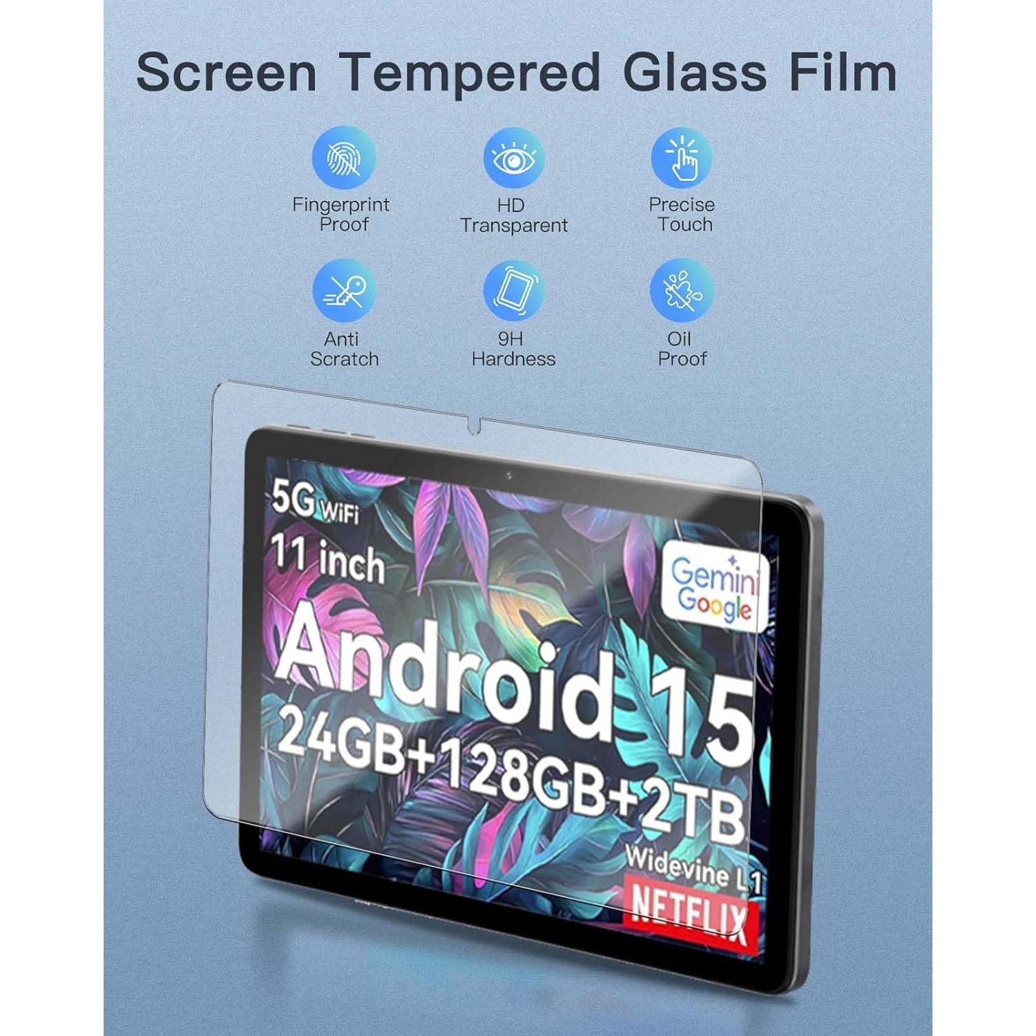 Protector de Pantalla Vidrio Templado TABWEE T90 11" 9H