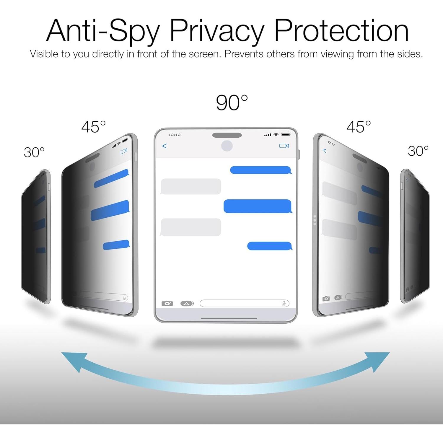 Protector de Pantalla BoxWave para Google Pixel 9 Pro Fold - Privacidad