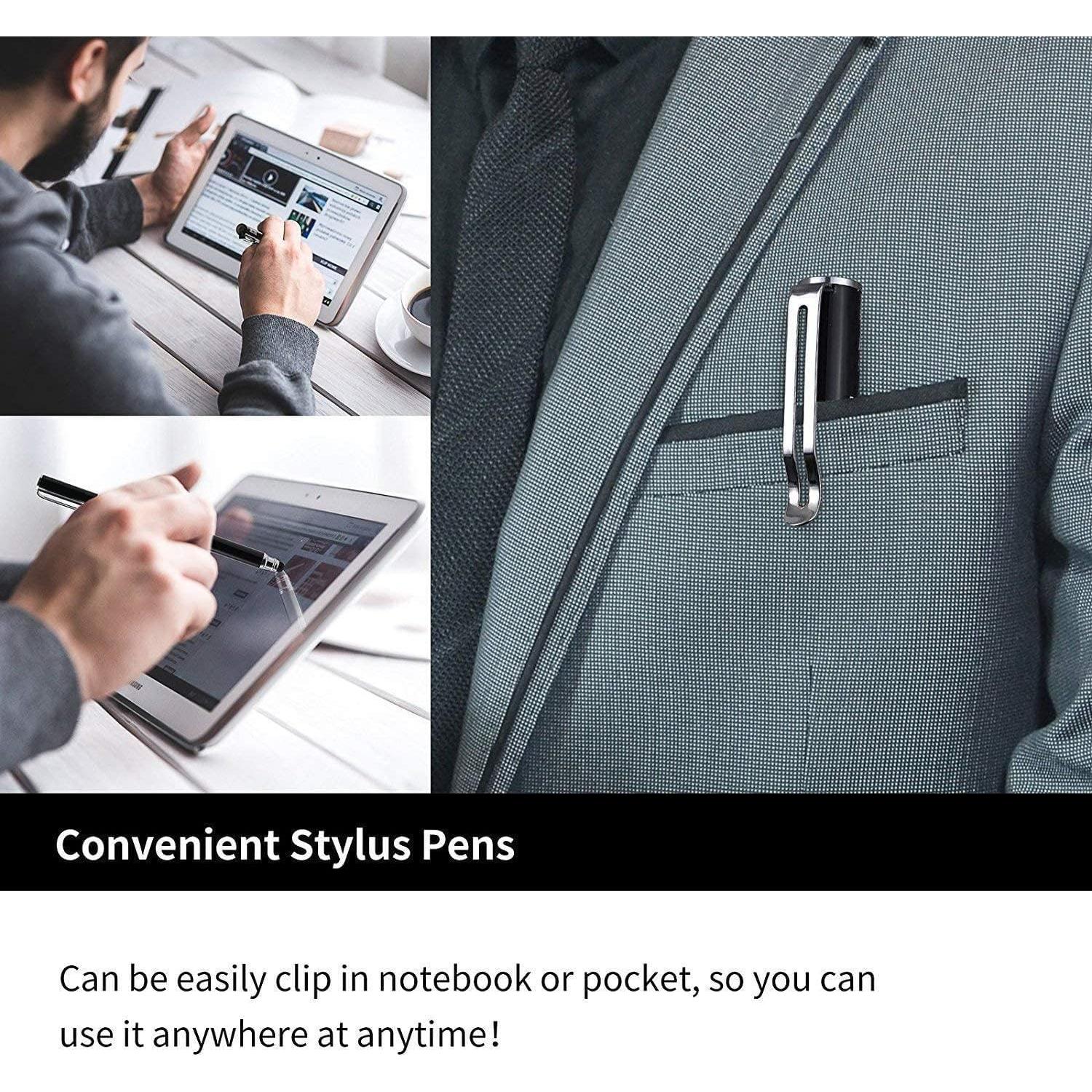 Bolígrafo Stylus Fonus para Pantalla Táctil Negro 14cm