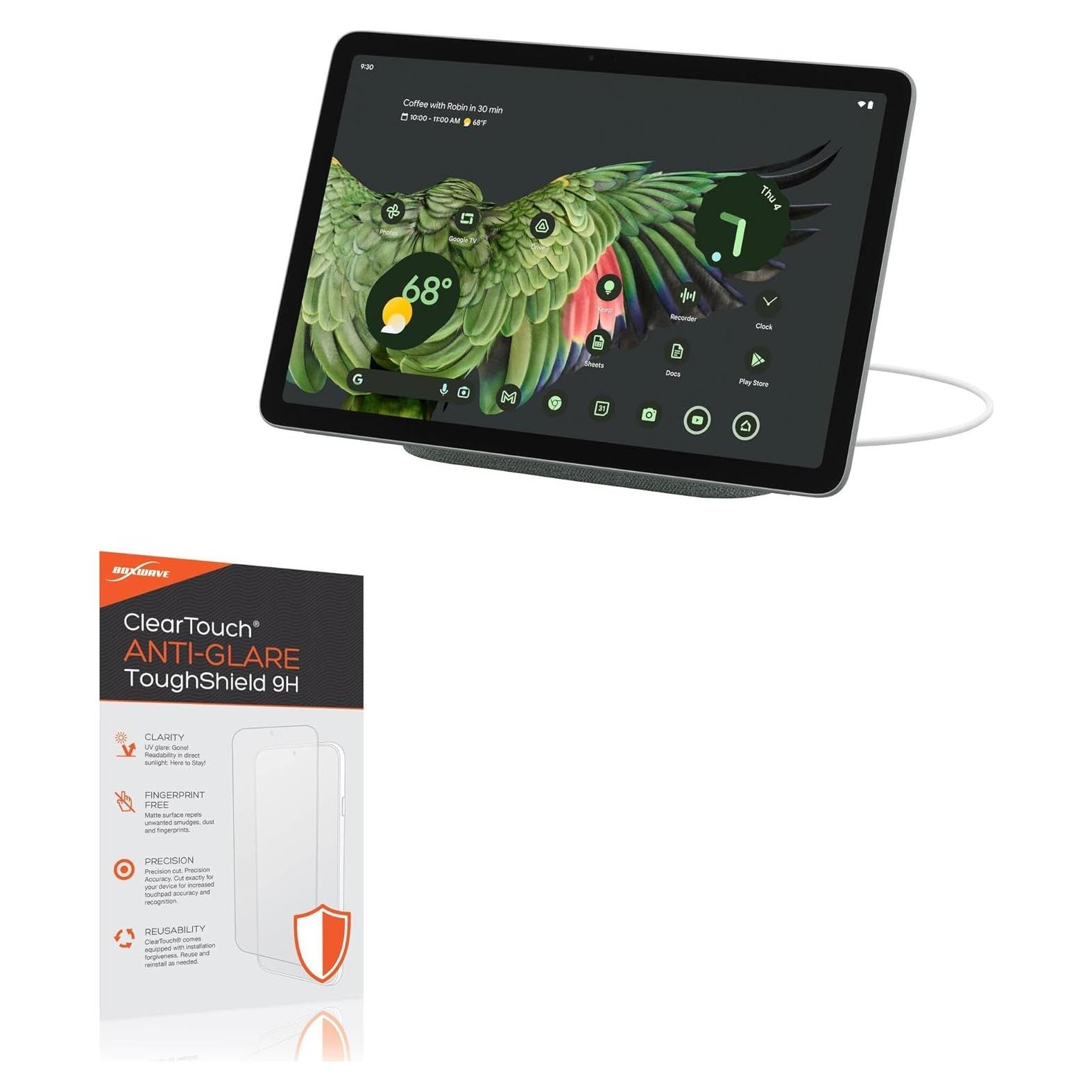 Protector de Pantalla BoxWave para Google Pixel Tablet 9H - 2 Pack