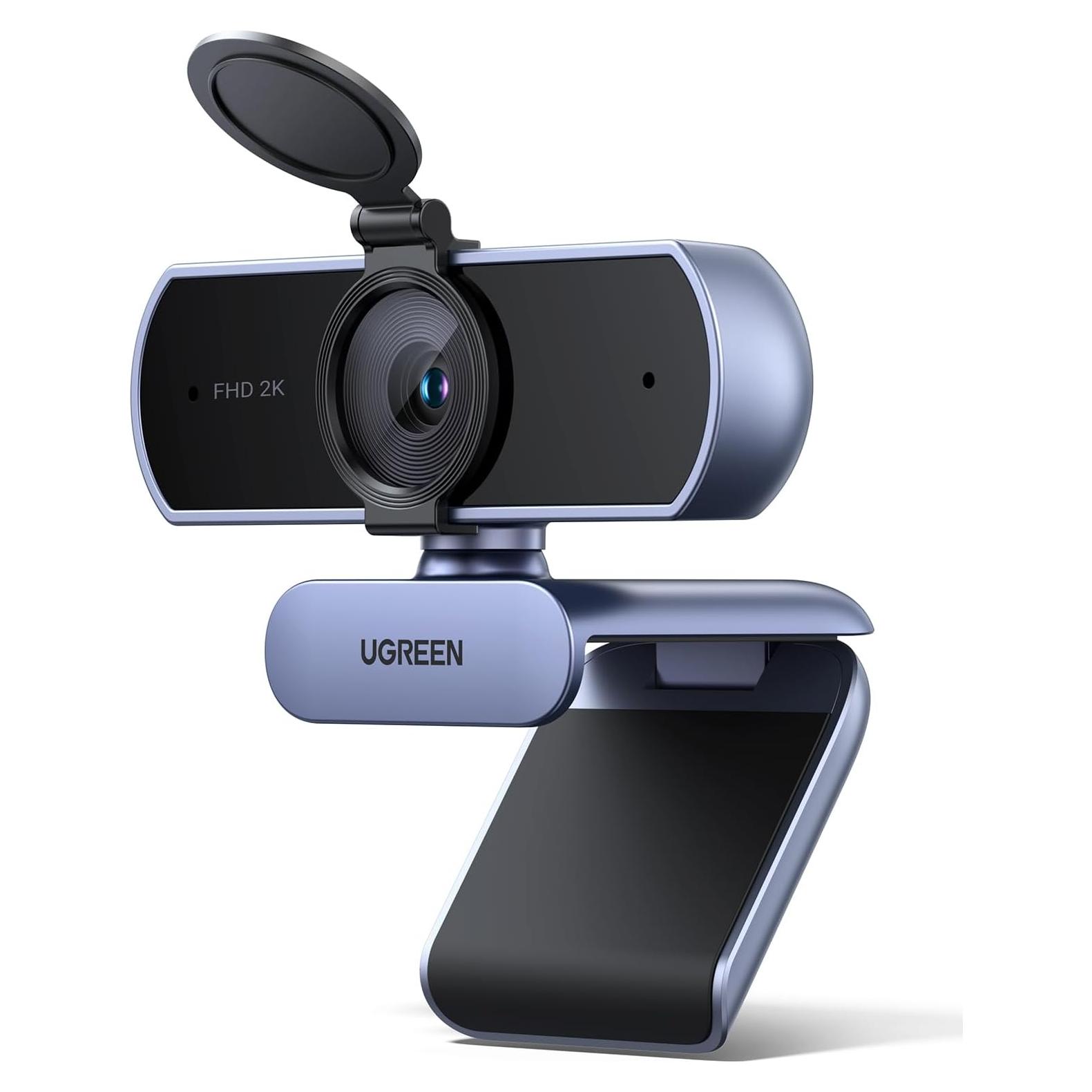 Cámara Web UGREEN 2K Full HD con Autofoco y Micrófonos