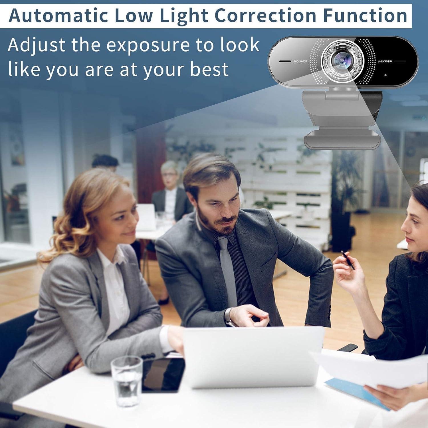 Cámara Web 1080P Angetube con Micrófono y Gran Angular