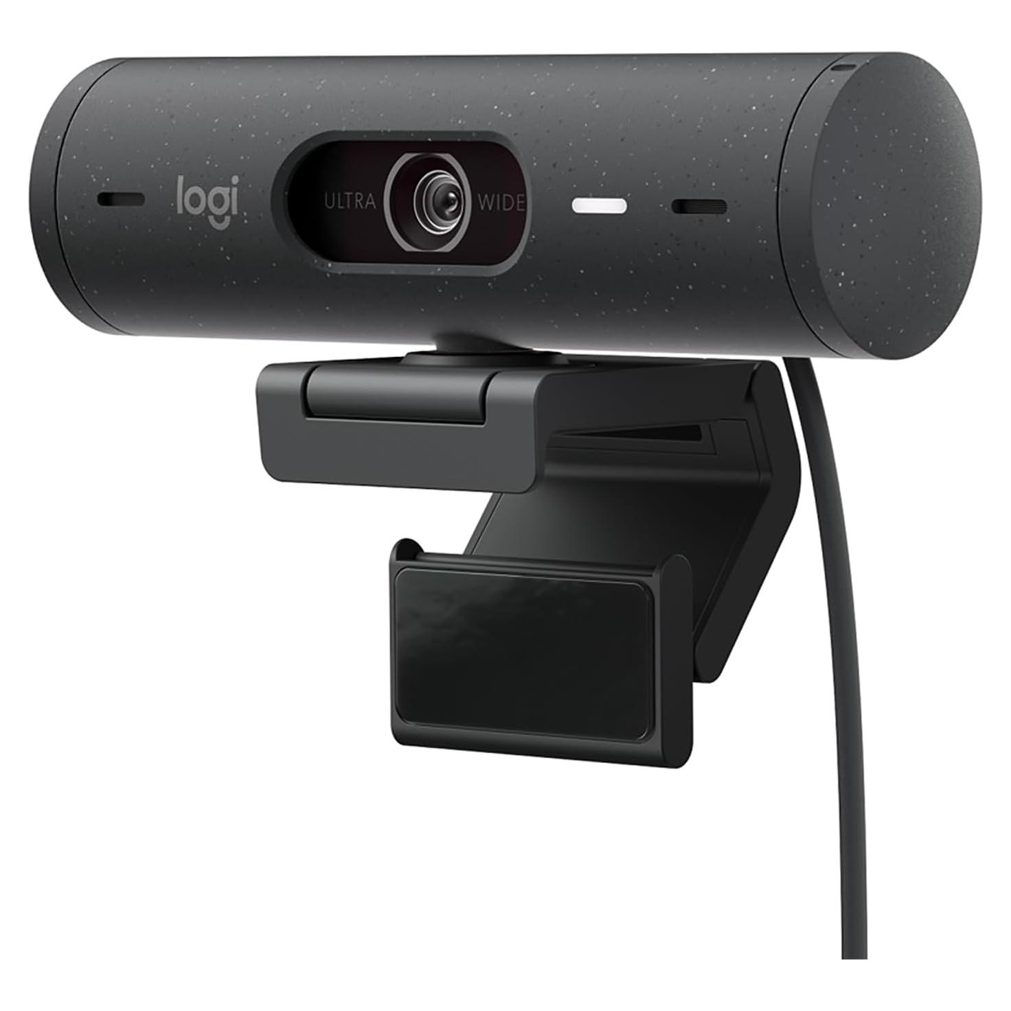 Webcam Logitech Brio 500 Full HD con Micrófonos y Luz