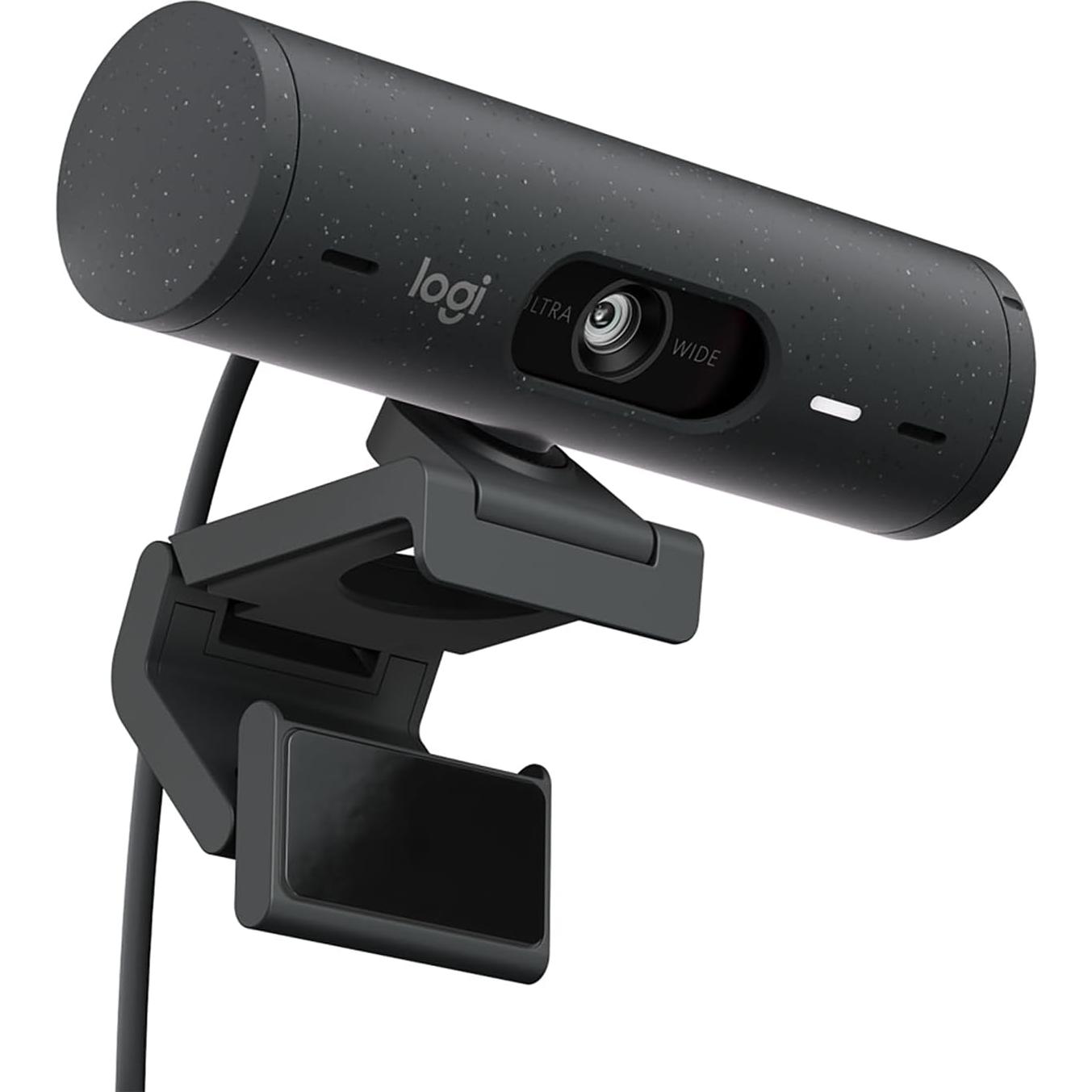 Webcam Logitech Brio 500 Full HD con Micrófonos y Luz