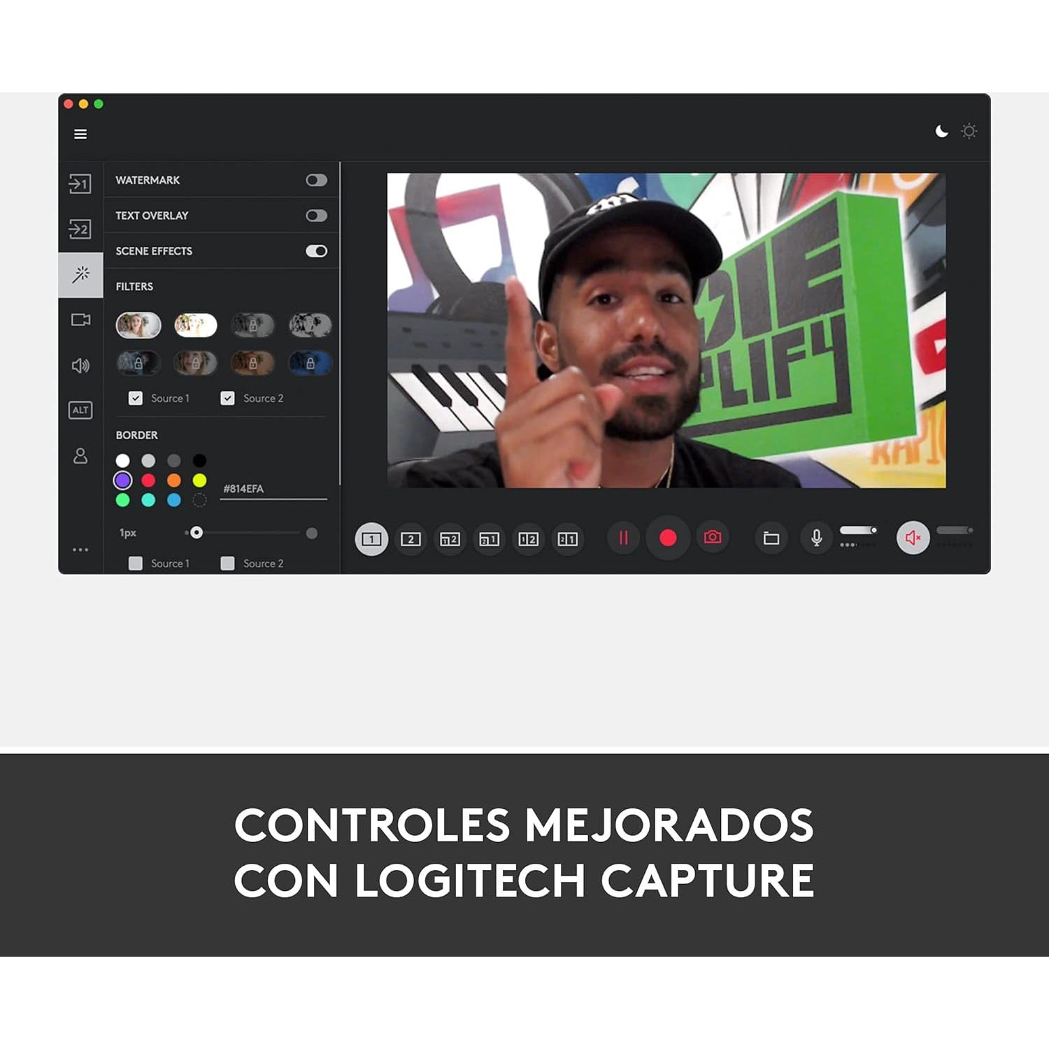 Logitech StreamCam Plus Webcam with Tripod (Graphite) (Renewed)