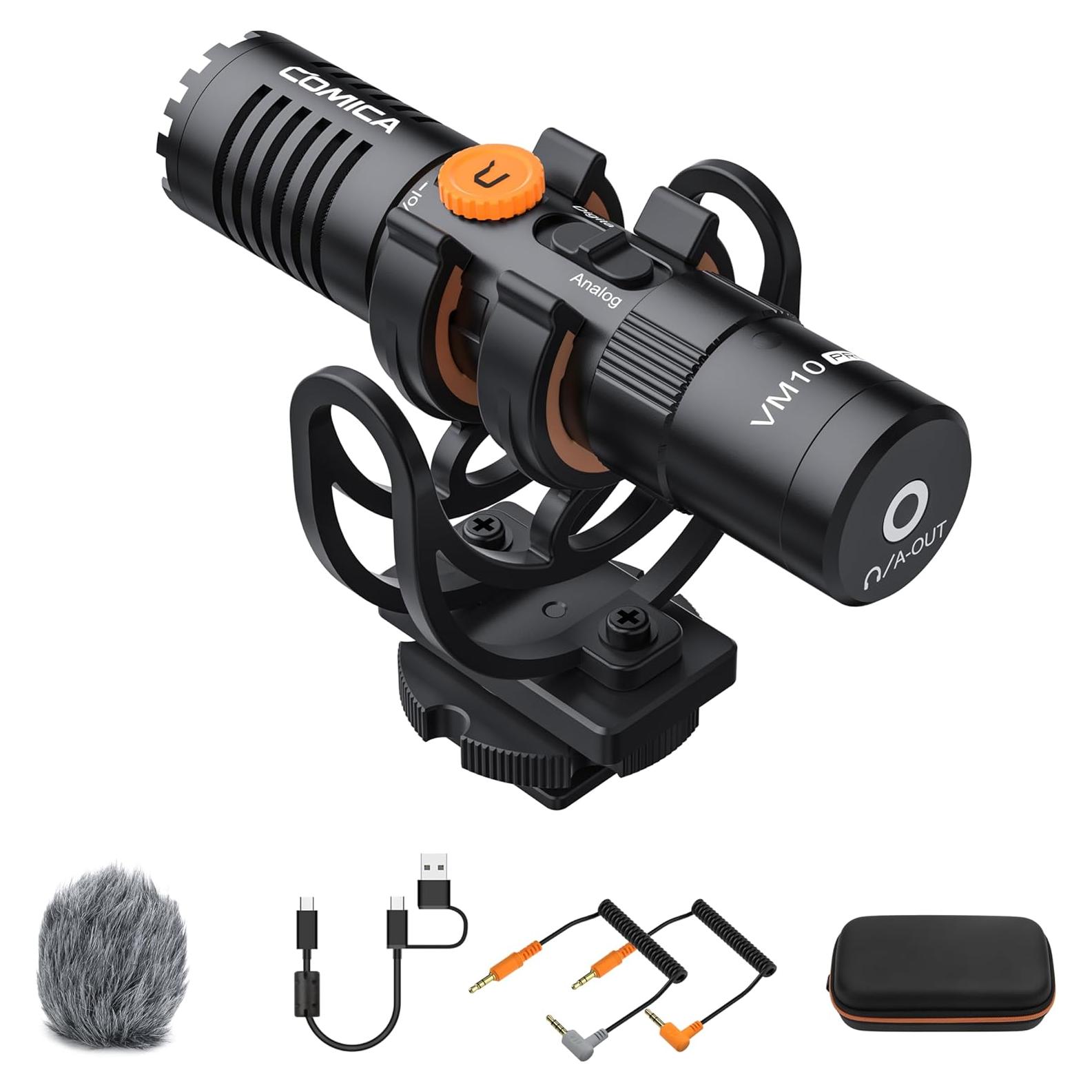 Micrófono Shotgun Comica VM10 PRO para Cámara y Smartphone