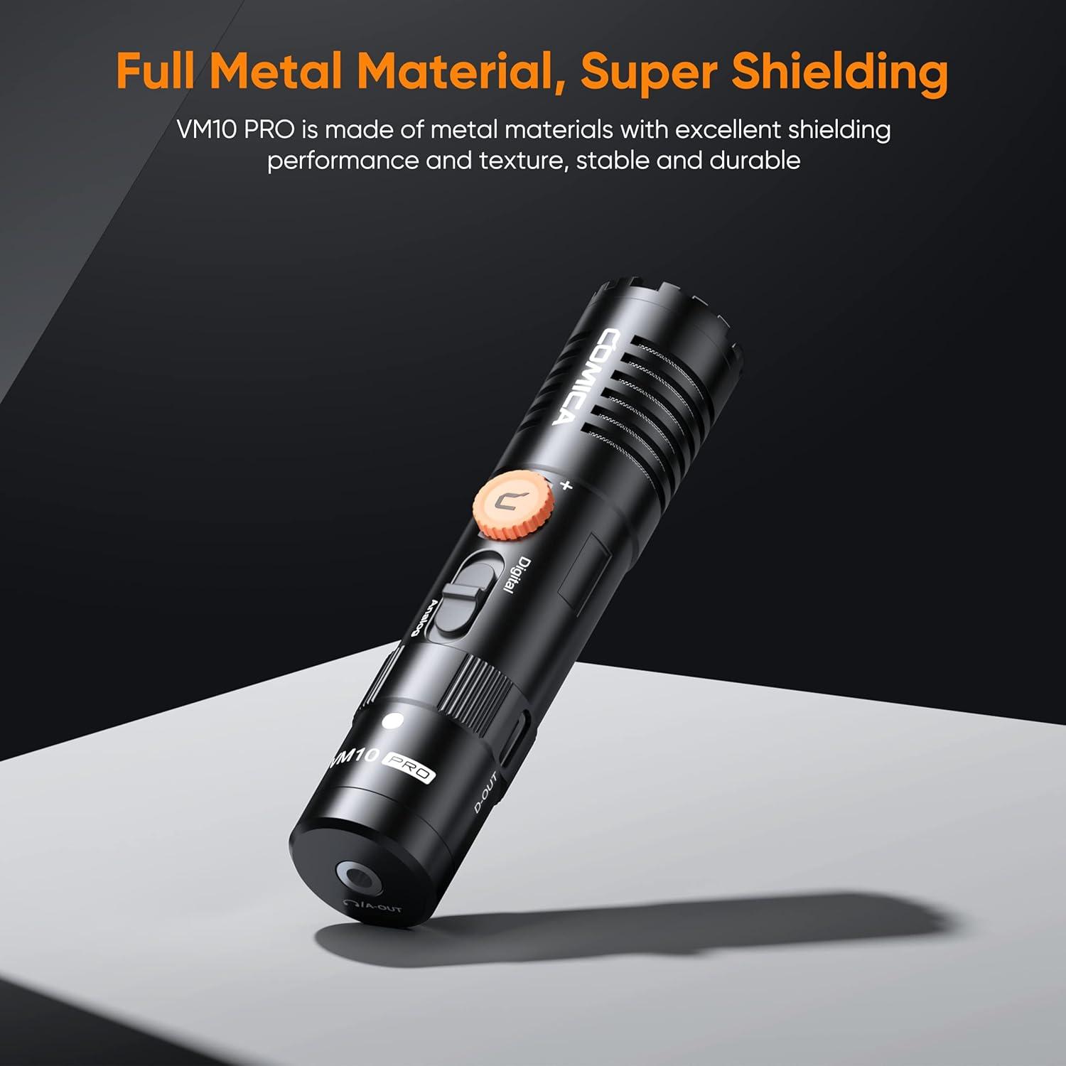 Micrófono Shotgun Comica VM10 PRO para Cámara y Smartphone