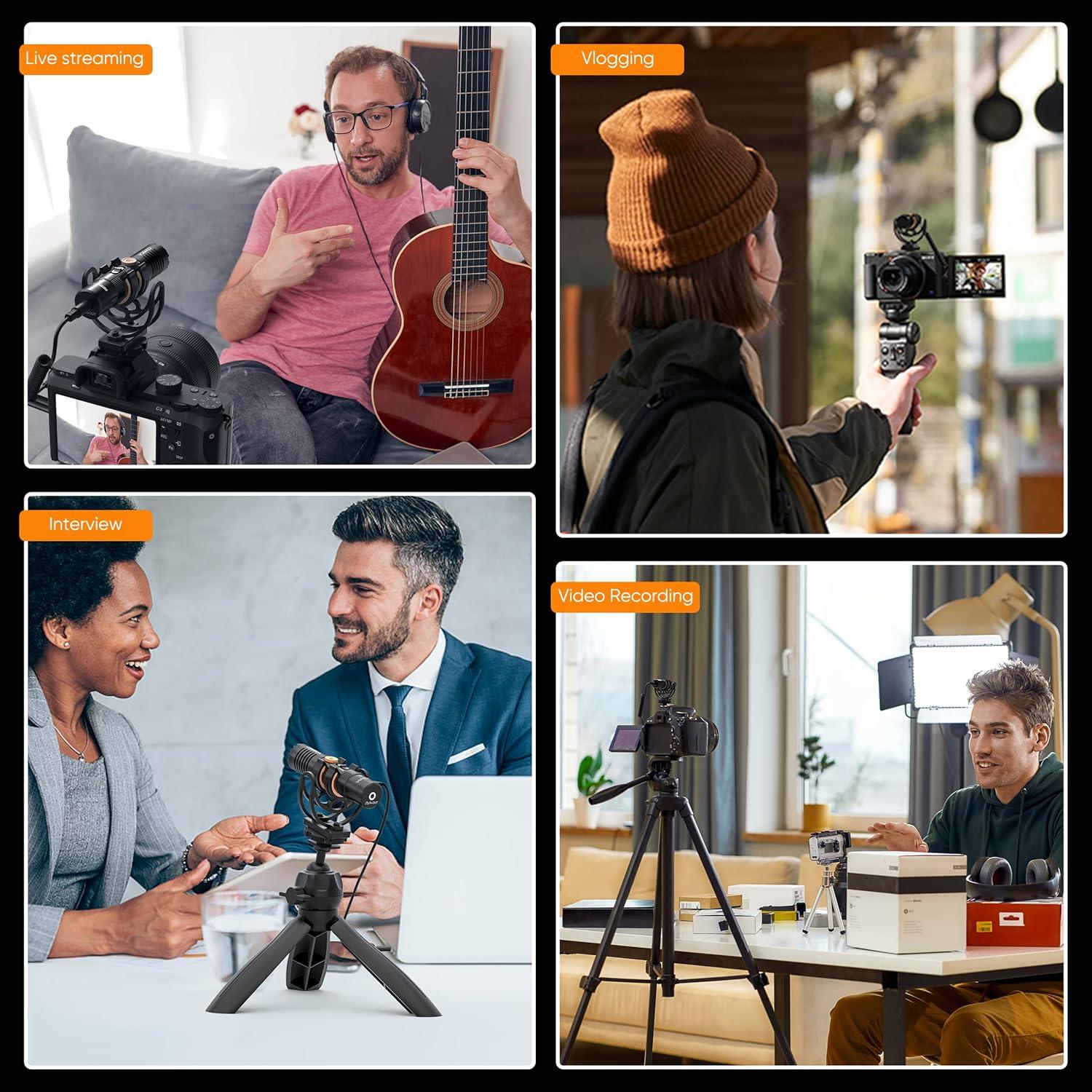 Micrófono Shotgun Comica VM10 PRO para Cámara y Smartphone